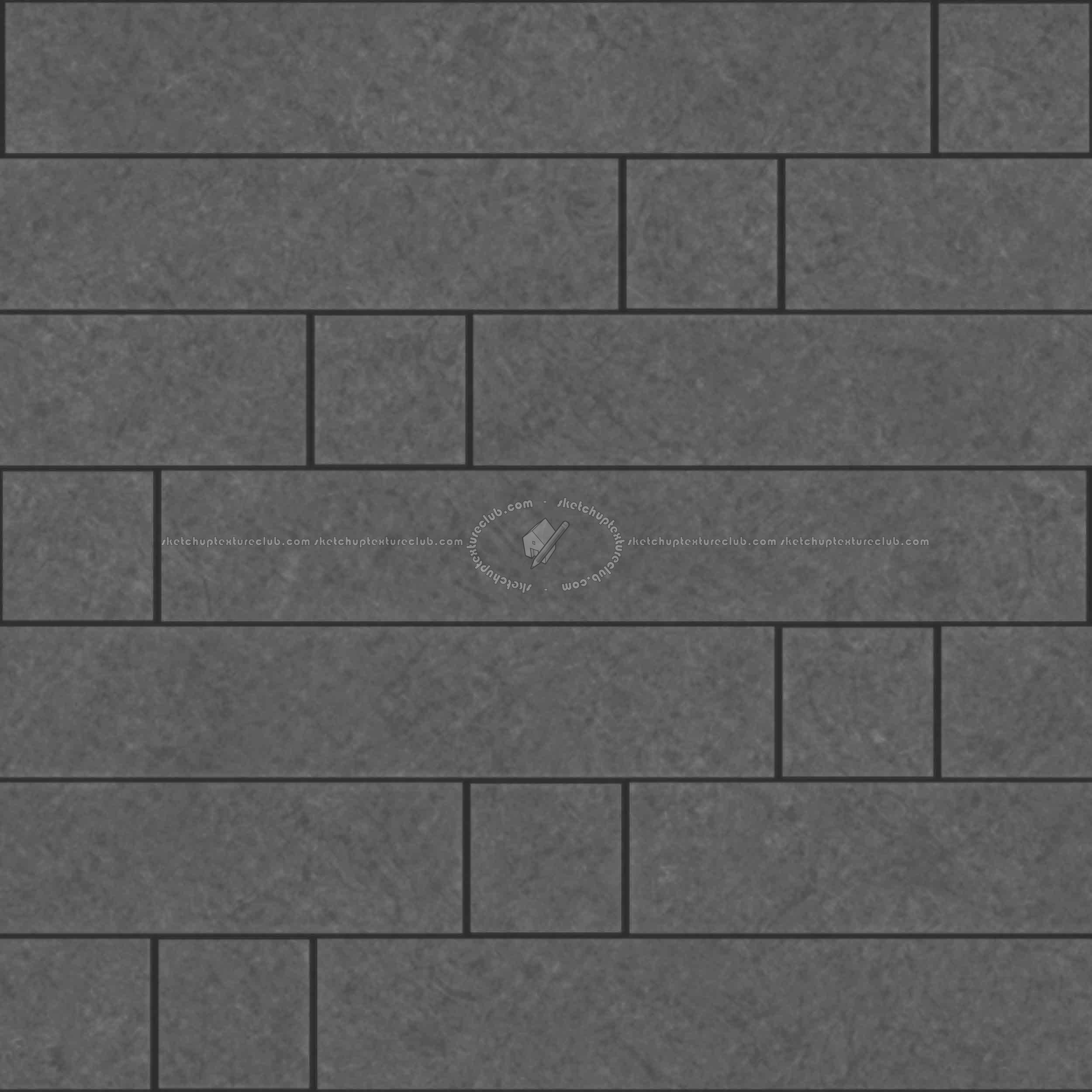 Textures   -   ARCHITECTURE   -   CONCRETE   -   Plates   -   Clean  - Concrete clean plates wall texture seamless 01625 - Displacement