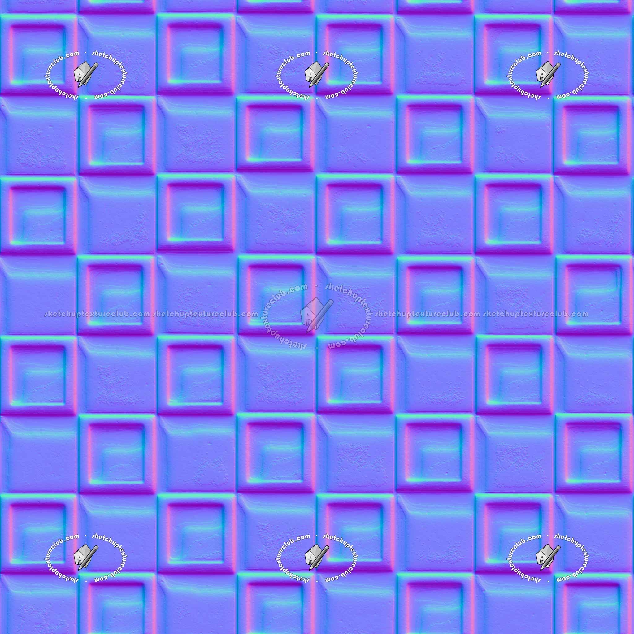 Textures   -   ARCHITECTURE   -   WALLS TILE OUTSIDE  - Concrete exterior wall tiles texture seamless 21288 - Normal