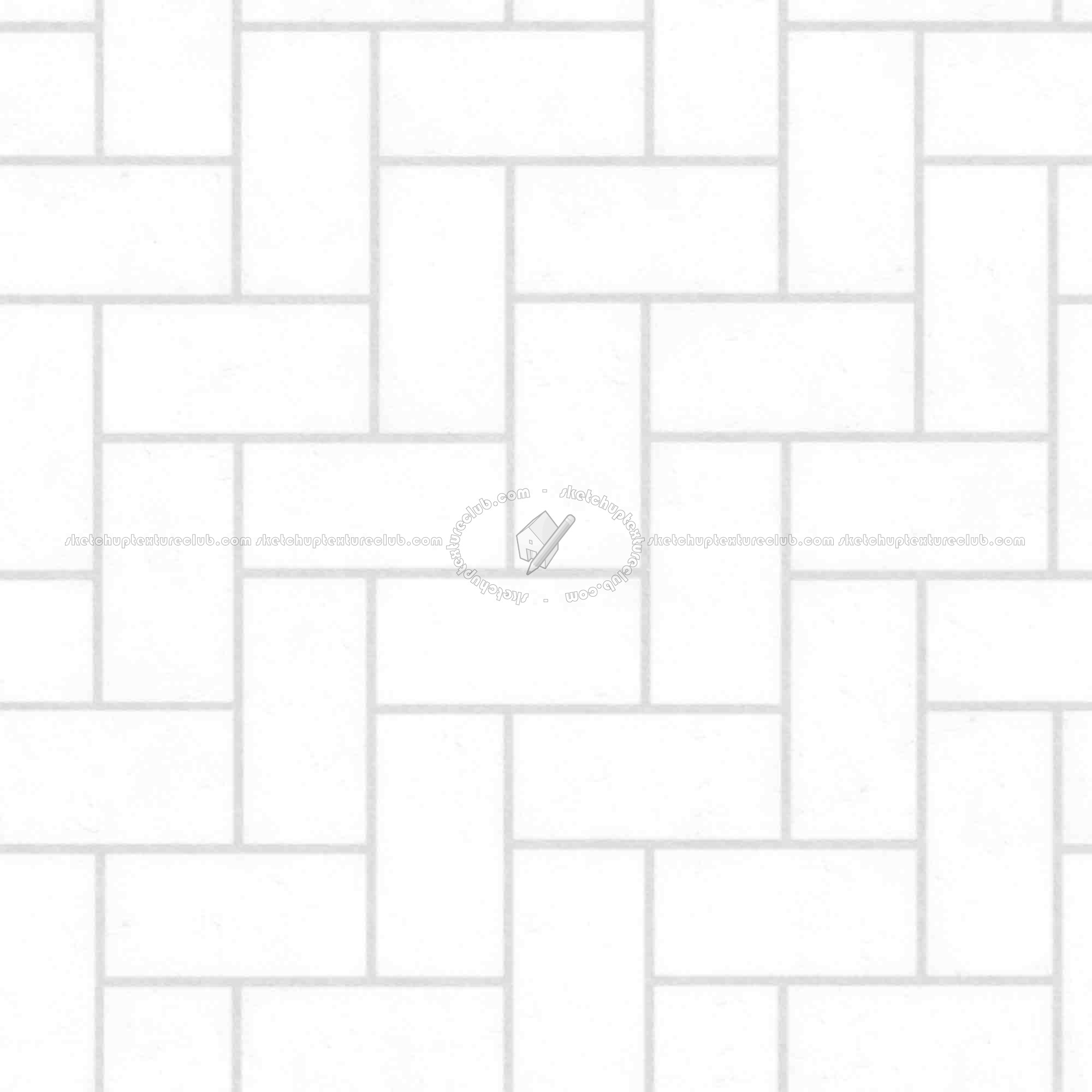 Textures   -   ARCHITECTURE   -   PAVING OUTDOOR   -   Concrete   -   Herringbone  - Concrete paving herringbone outdoor texture seamless 05795 - Ambient occlusion