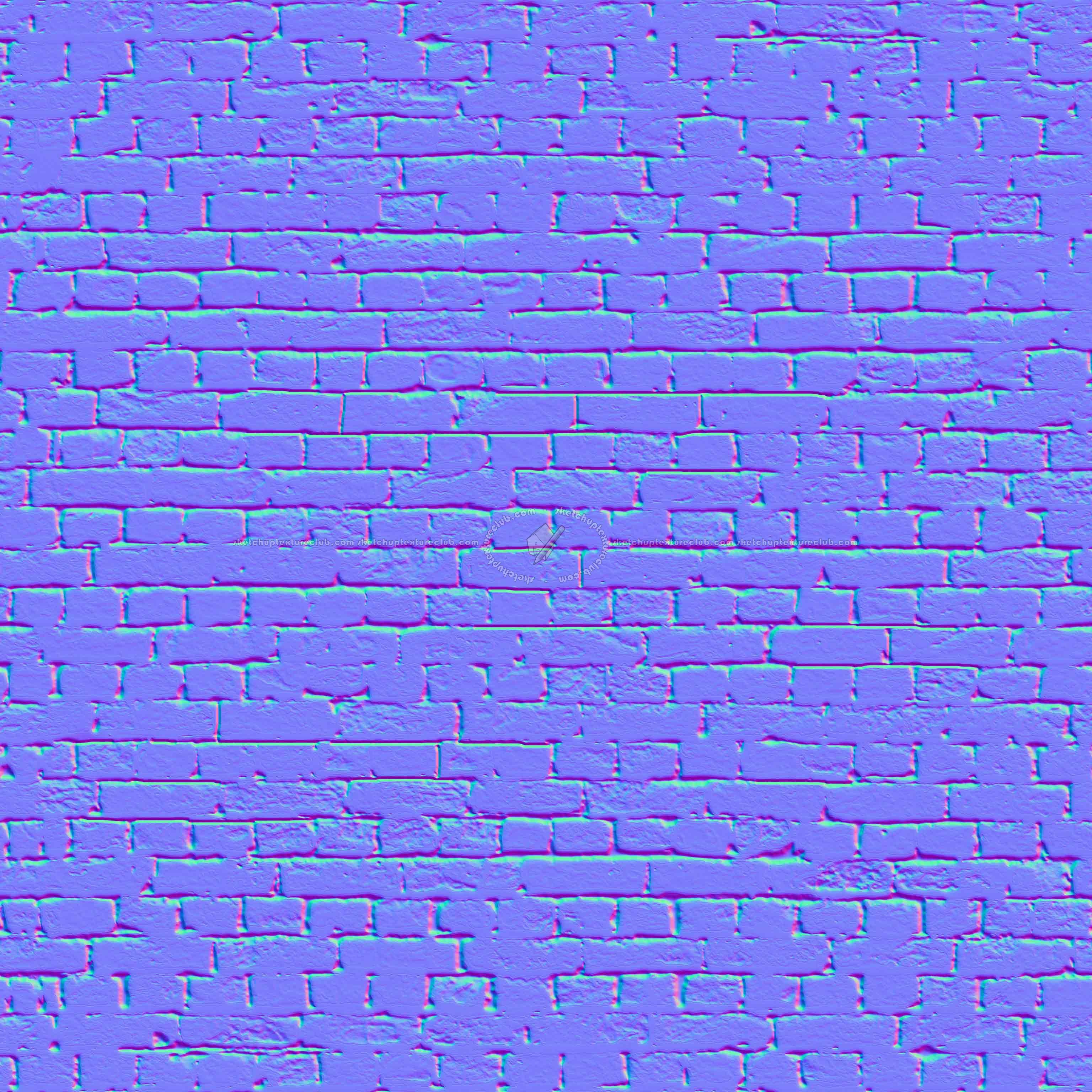 Textures   -   ARCHITECTURE   -   BRICKS   -   Old bricks  - Old bricks texture seamless 00337 - Normal