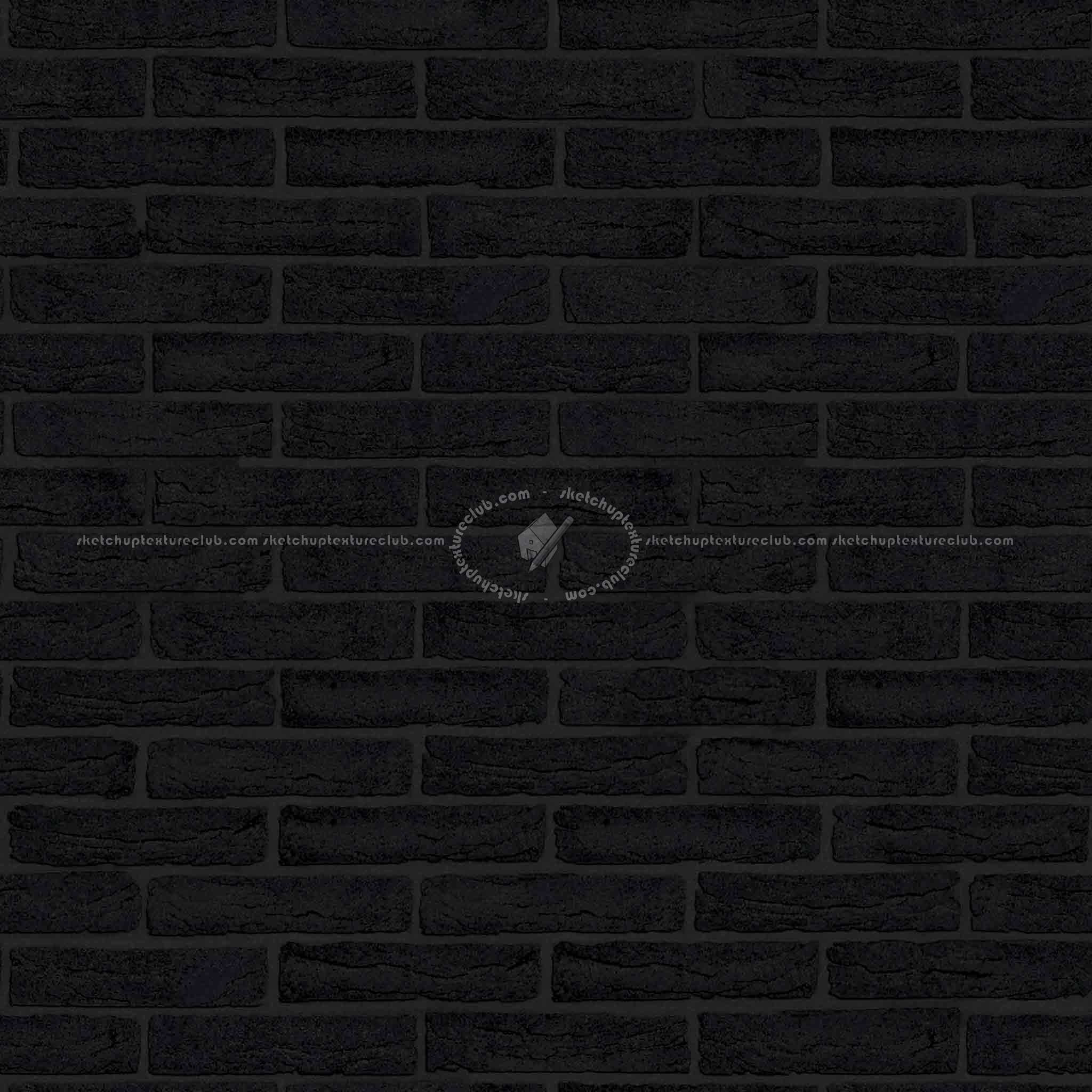 Textures   -   ARCHITECTURE   -   BRICKS   -   Facing Bricks   -   Rustic  - Rustic bricks texture seamless 00176 - Specular