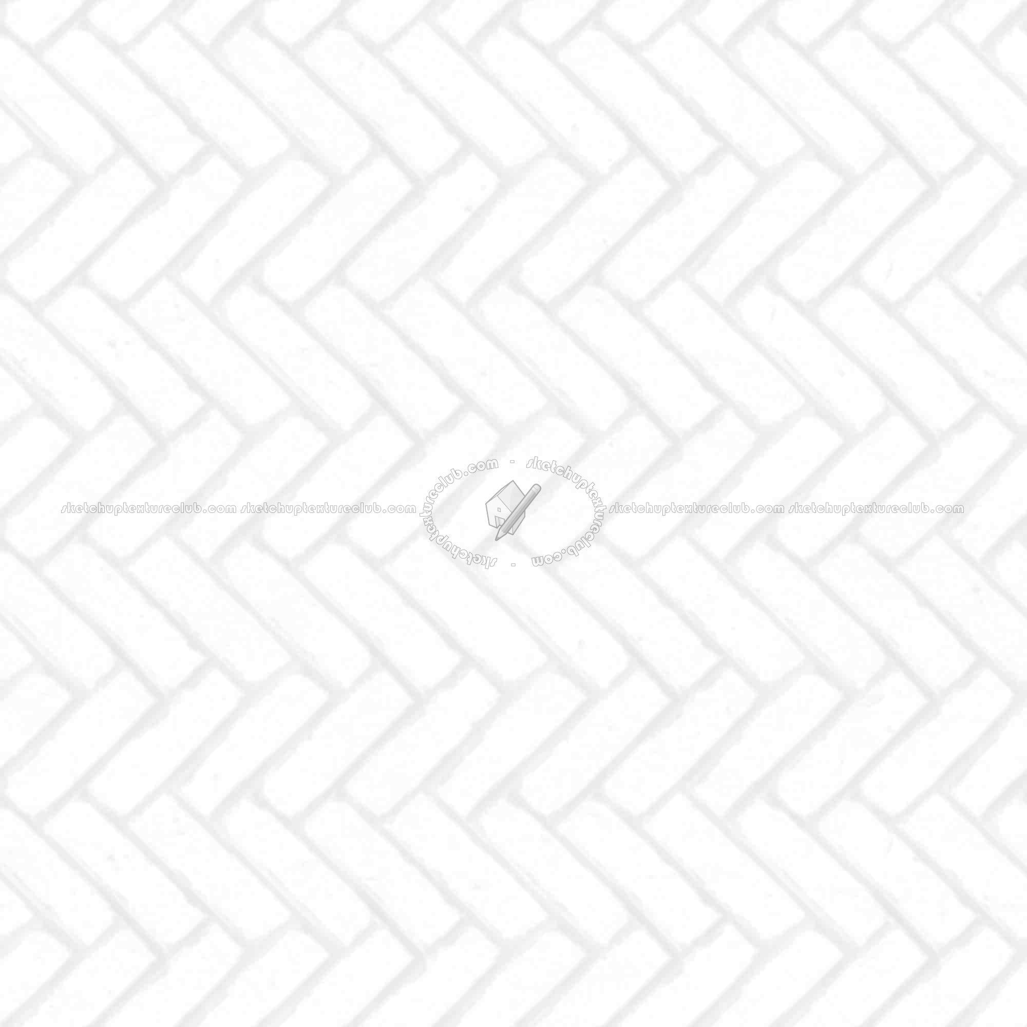 Textures   -   ARCHITECTURE   -   PAVING OUTDOOR   -   Concrete   -   Herringbone  - Concrete paving herringbone outdoor texture seamless 05819 - Ambient occlusion