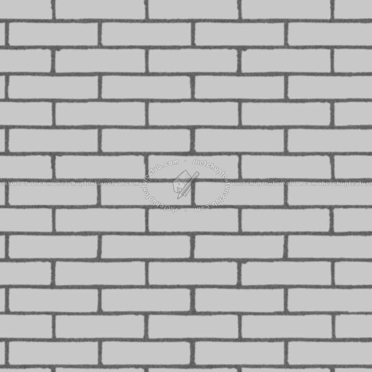 Textures   -   ARCHITECTURE   -   BRICKS   -   Facing Bricks   -   Smooth  - Facing smooth bricks texture seamless 00279 - Displacement