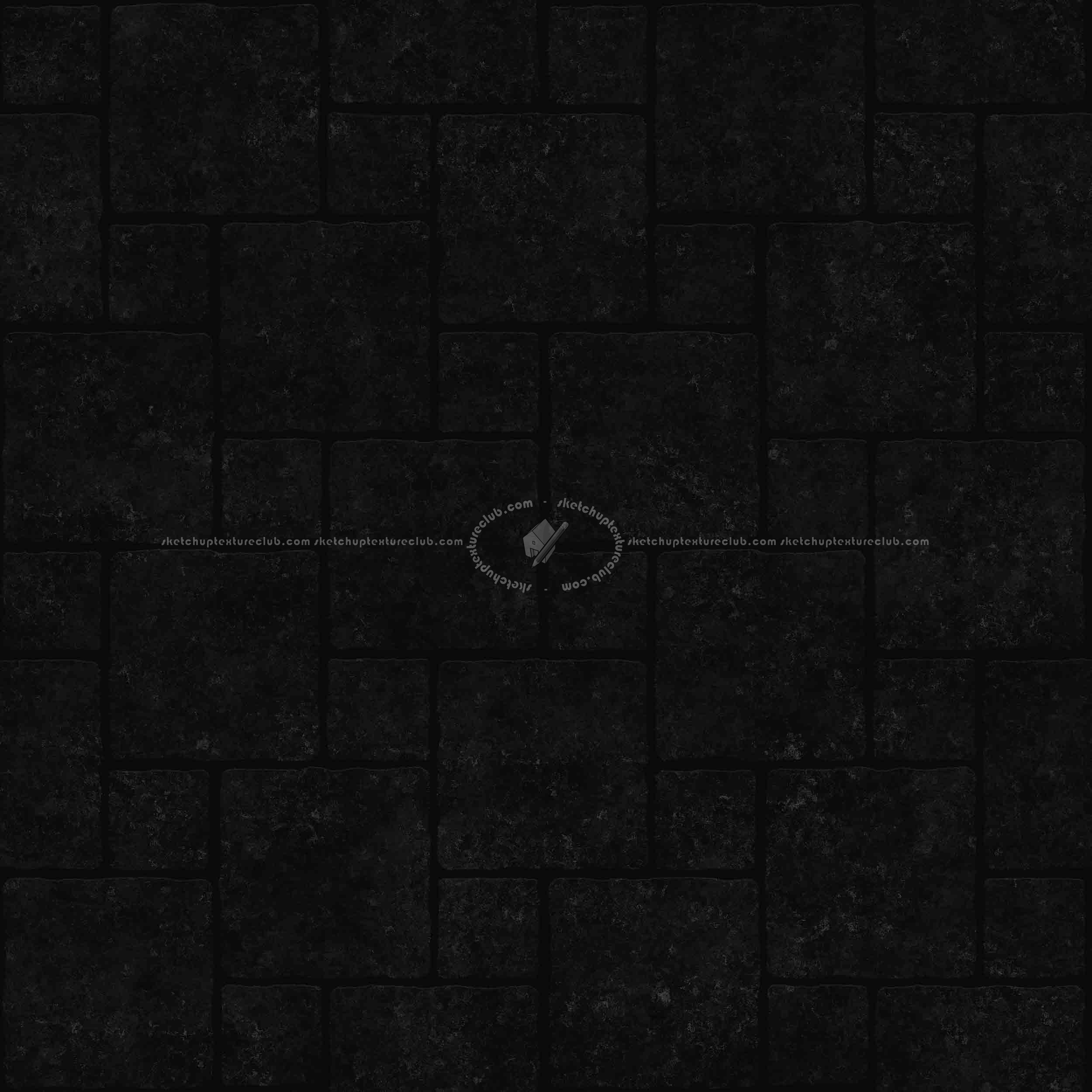 Textures   -   ARCHITECTURE   -   PAVING OUTDOOR   -   Pavers stone   -   Blocks mixed  - Pavers stone mixed size texture seamless 06117 - Specular