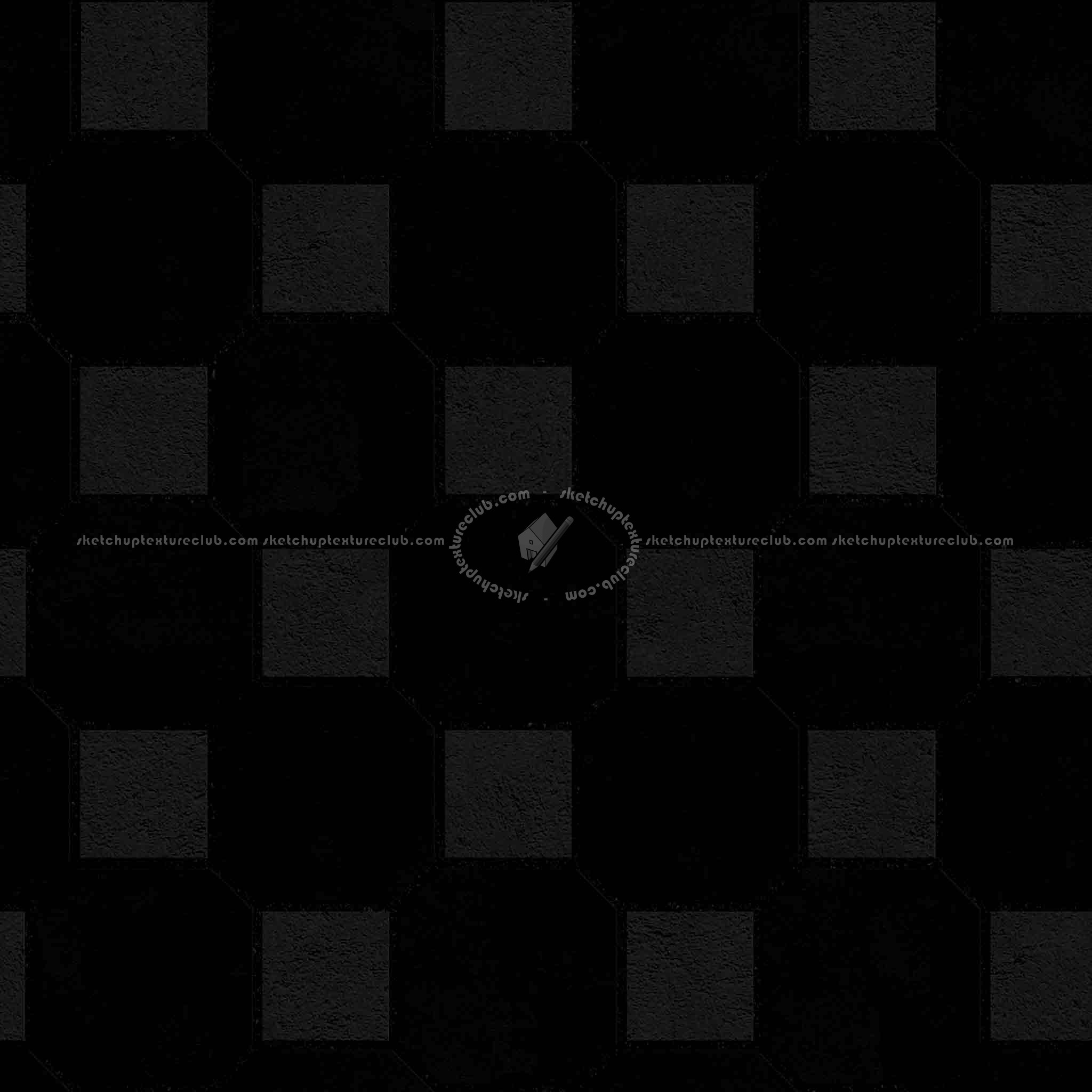 Textures   -   ARCHITECTURE   -   PAVING OUTDOOR   -   Concrete   -   Blocks mixed  - Paving concrete mixed size texture seamless 05591 - Specular