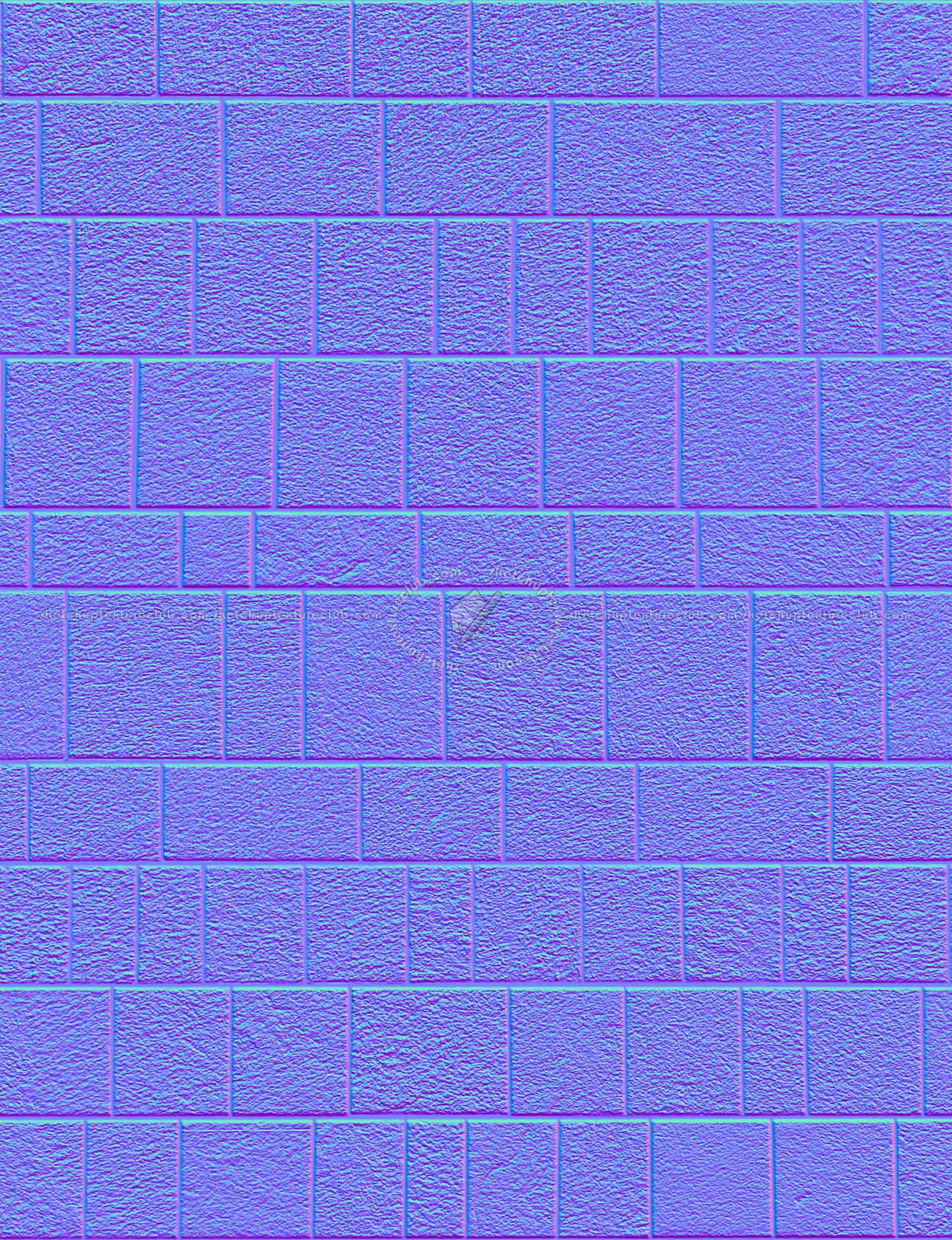 Textures   -   ARCHITECTURE   -   STONES WALLS   -   Claddings stone   -   Exterior  - Wall cladding stone texture seamless 19340 - Normal