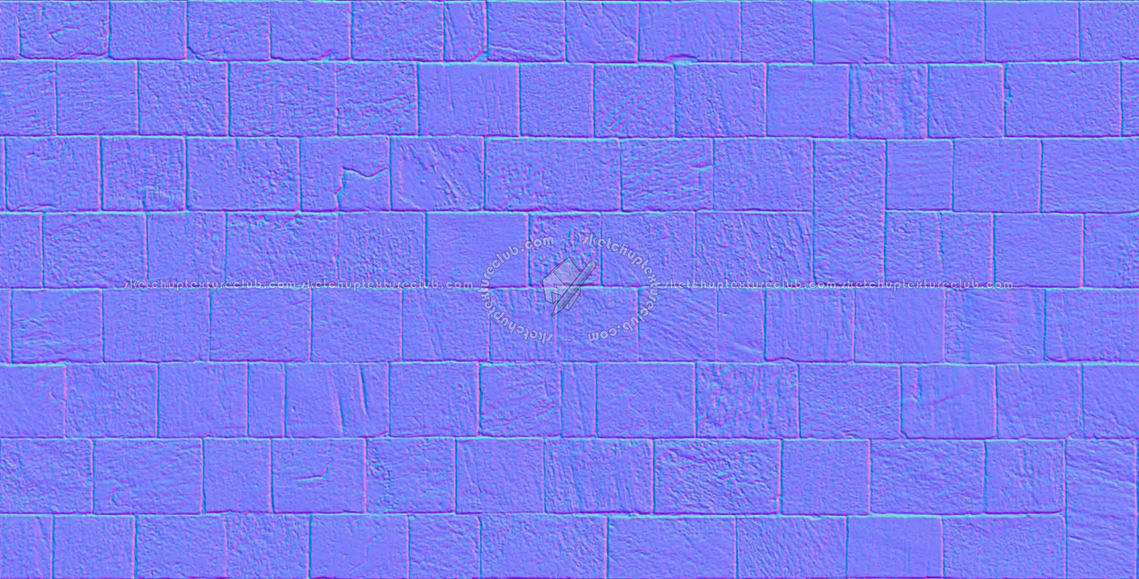 Textures   -   ARCHITECTURE   -   STONES WALLS   -   Claddings stone   -   Exterior  - Slate wall cladding stone texture seamless 19346 - Normal