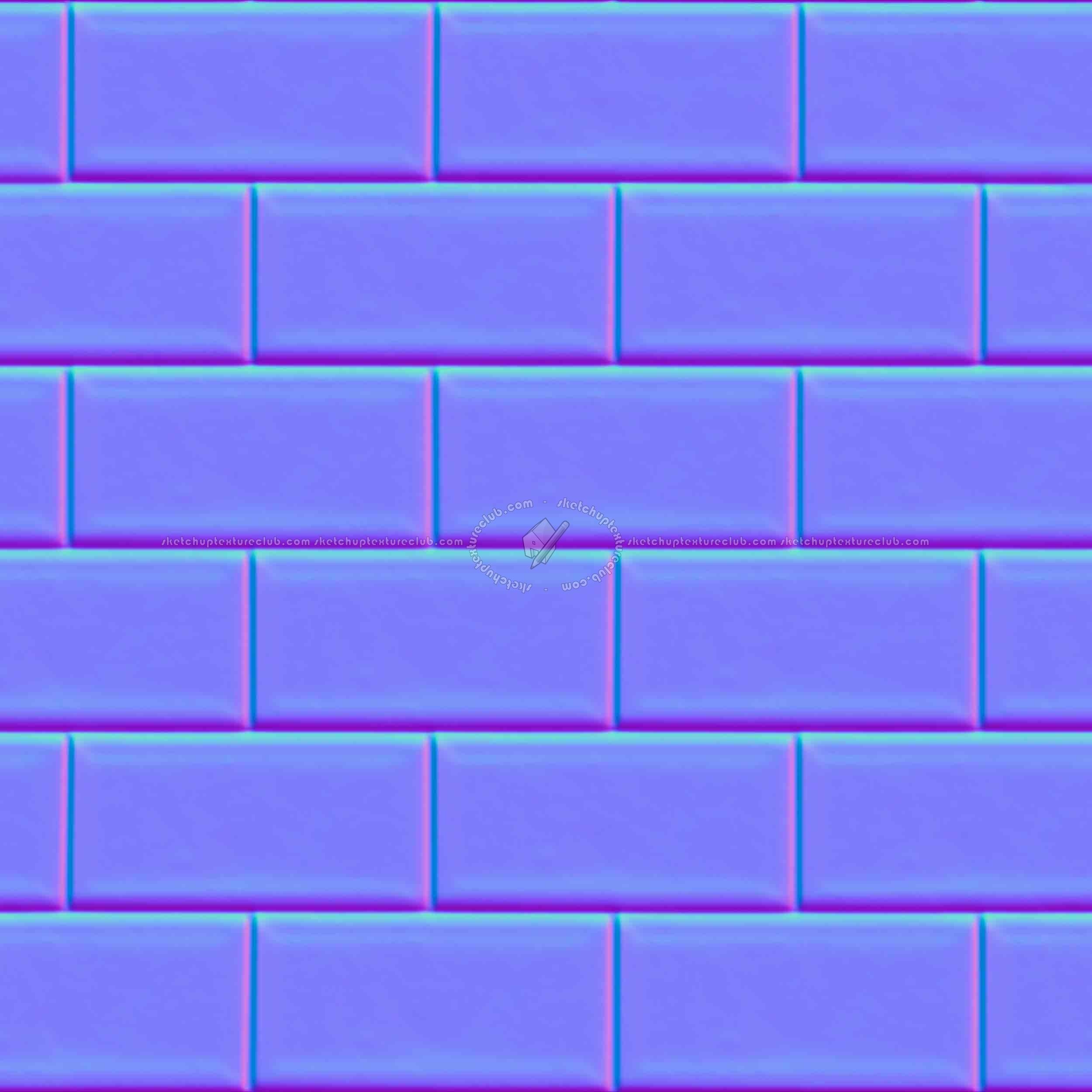 Textures   -   ARCHITECTURE   -   STONES WALLS   -   Claddings stone   -   Exterior  - Metro wall cladding stone texture seamless 19359 - Normal