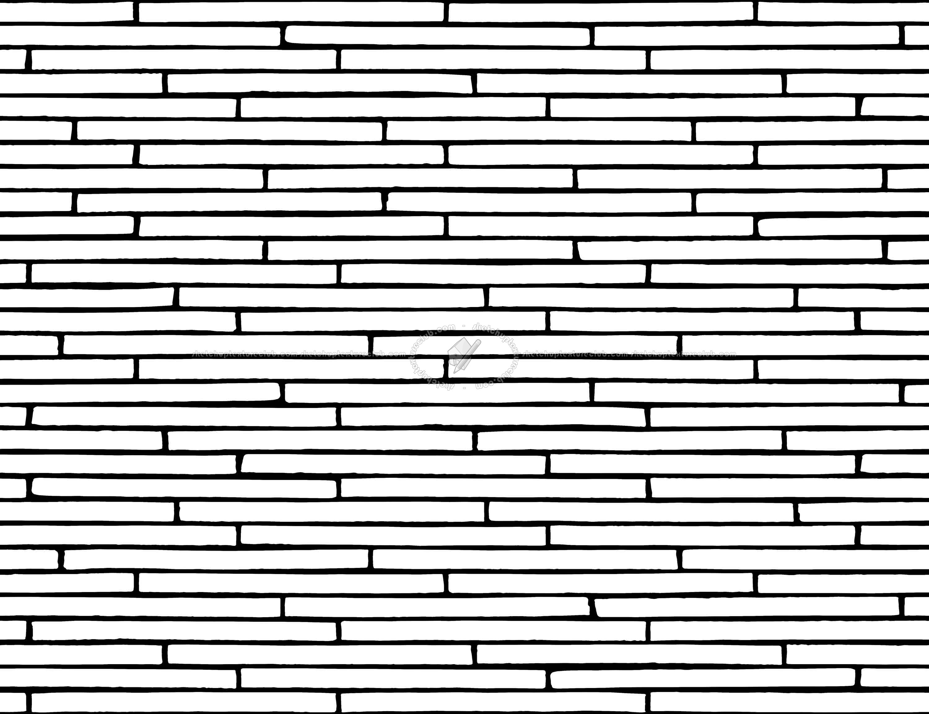 Textures   -   ARCHITECTURE   -   WALLS TILE OUTSIDE  - Clay bricks wall cladding PBR texture seamless 21732 - Mask