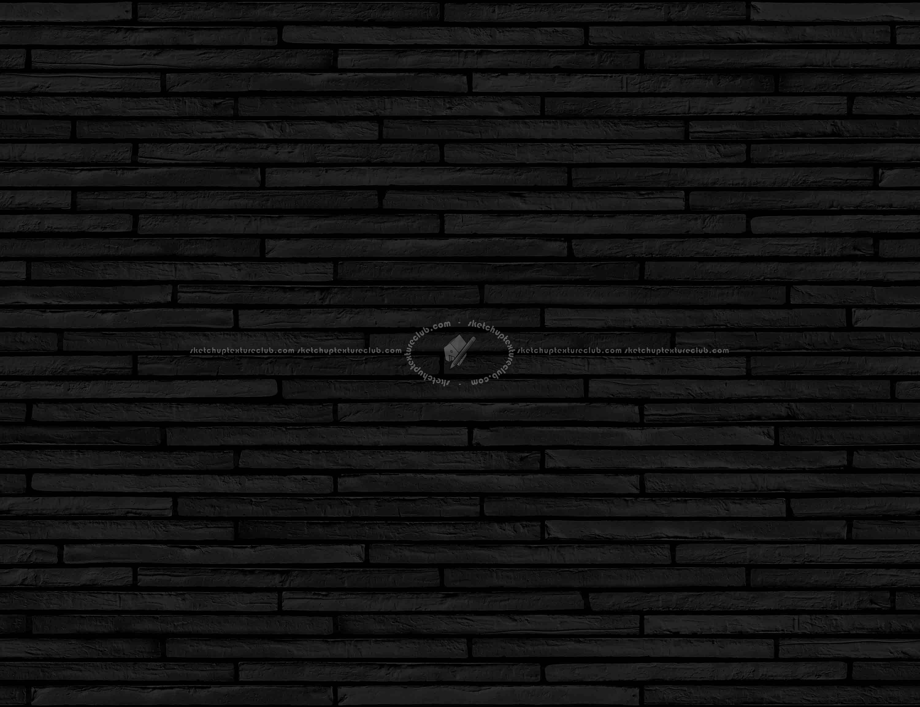 Textures   -   ARCHITECTURE   -   WALLS TILE OUTSIDE  - Clay bricks wall cladding PBR texture seamless 21732 - Specular