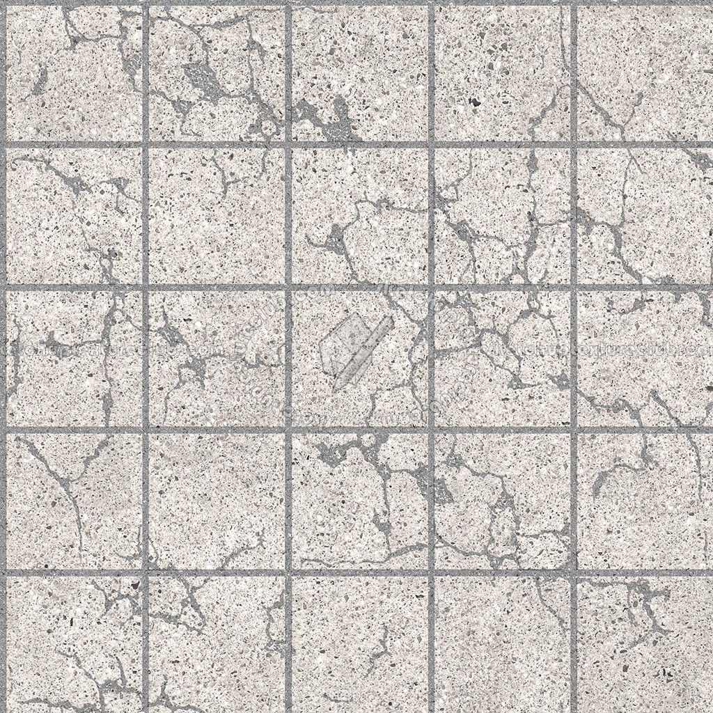 Textures   -   ARCHITECTURE   -   PAVING OUTDOOR   -   Concrete   -   Blocks damaged  - Concrete paving outdoor damaged texture seamless 05510 (seamless)