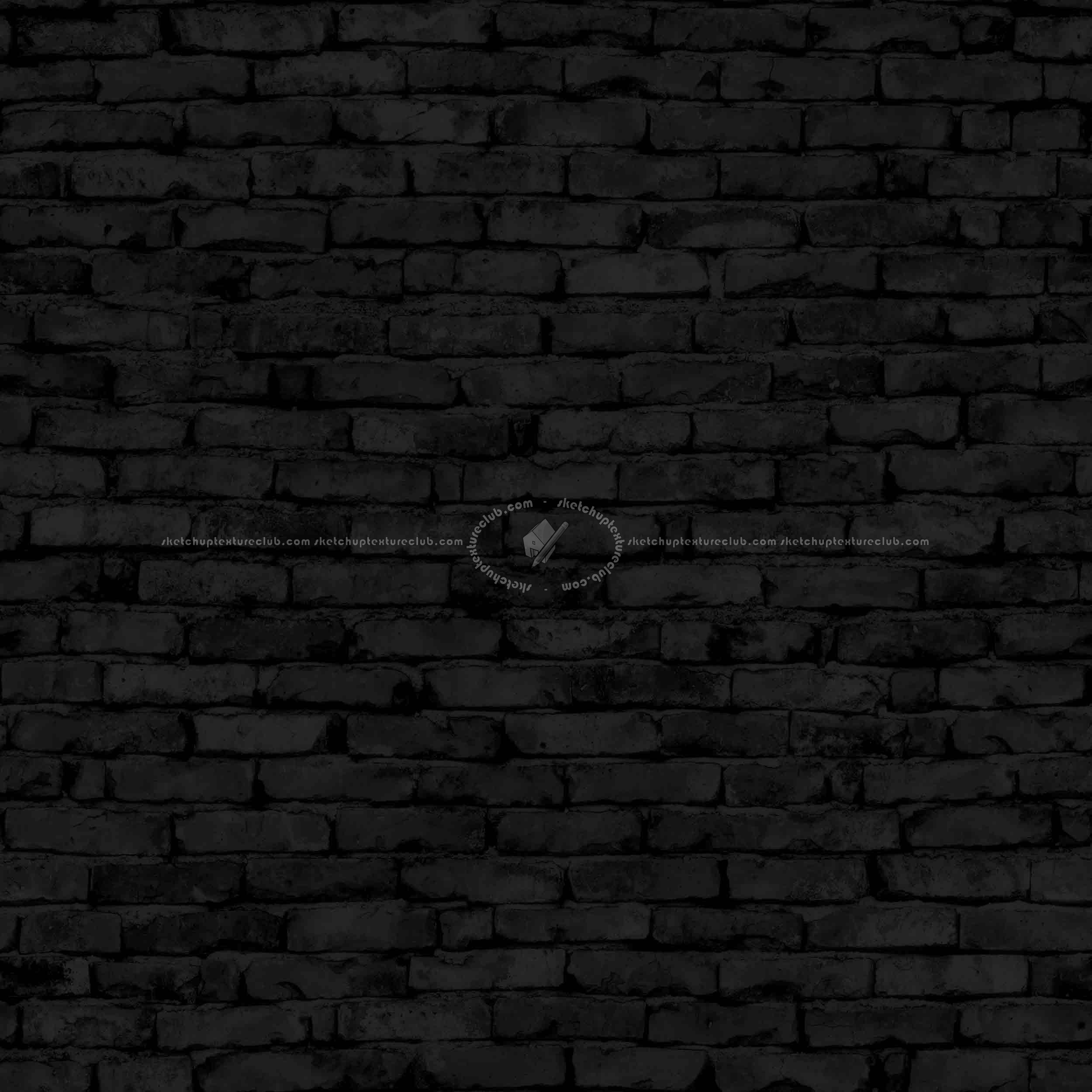 Textures   -   ARCHITECTURE   -   BRICKS   -   Dirty Bricks  - Dirty bricks texture seamless 00173 - Specular