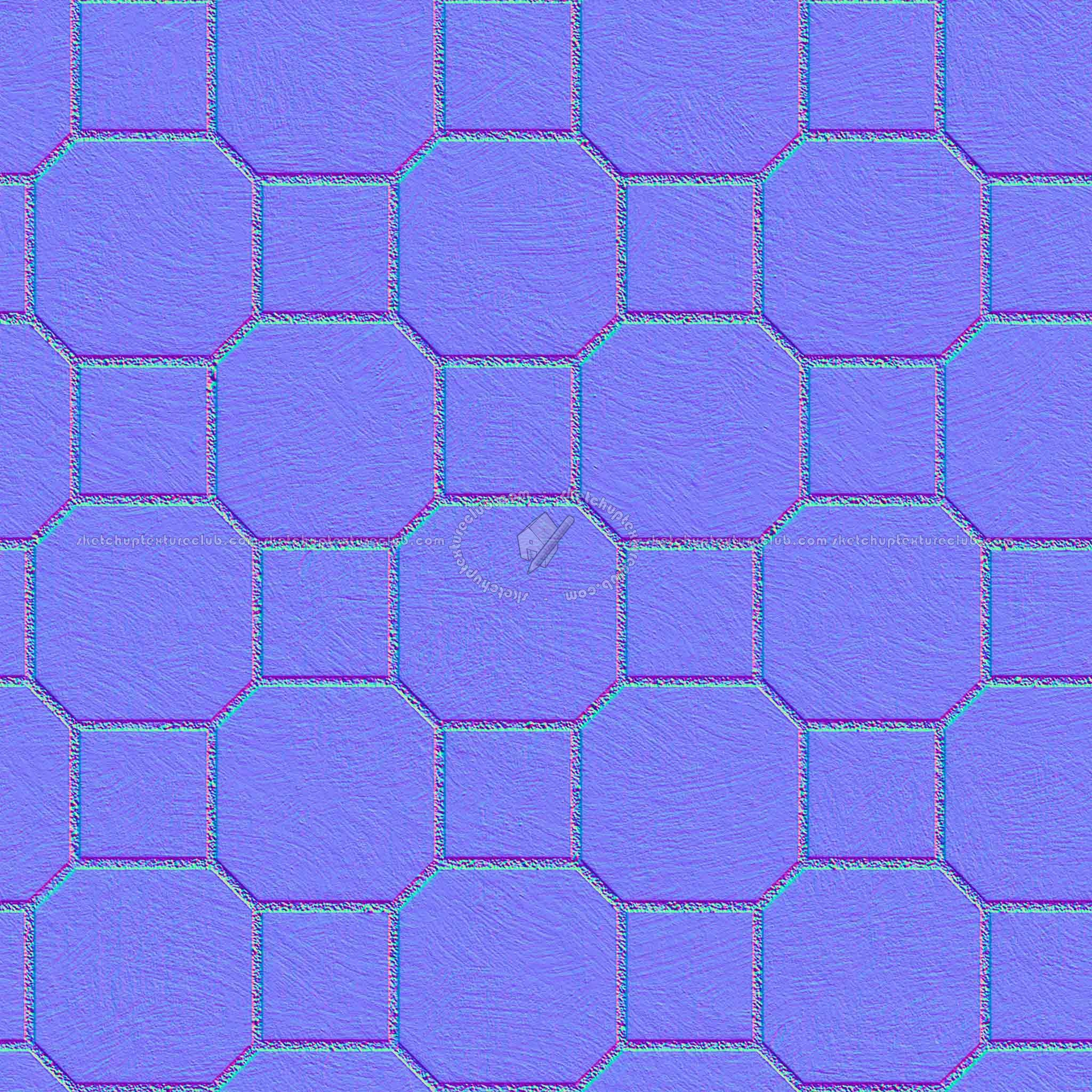 Textures   -   ARCHITECTURE   -   PAVING OUTDOOR   -   Concrete   -   Blocks mixed  - Paving concrete mixed size texture seamless 05592 - Normal