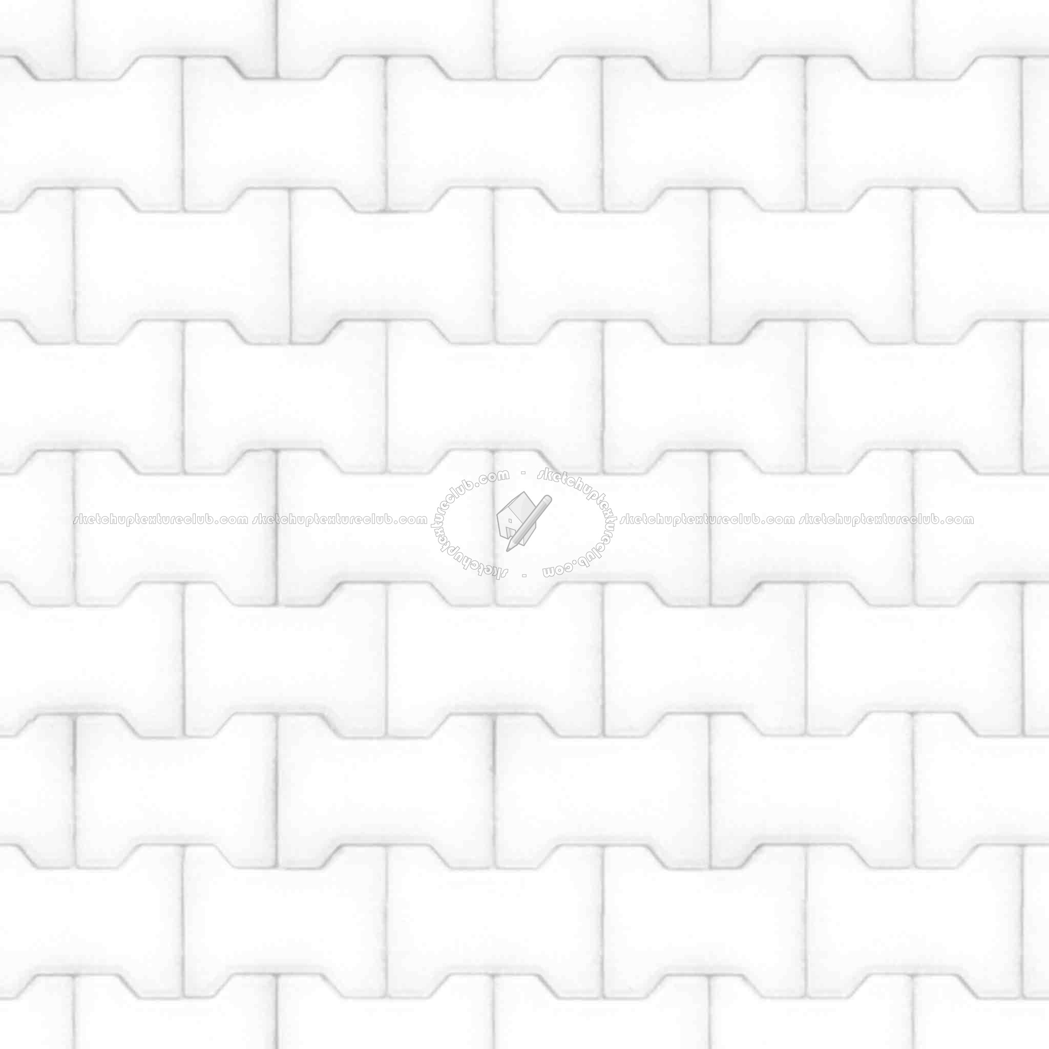 Textures   -   ARCHITECTURE   -   PAVING OUTDOOR   -   Concrete   -   Blocks regular  - Paving outdoor concrete regular block texture seamless 05656 - Ambient occlusion