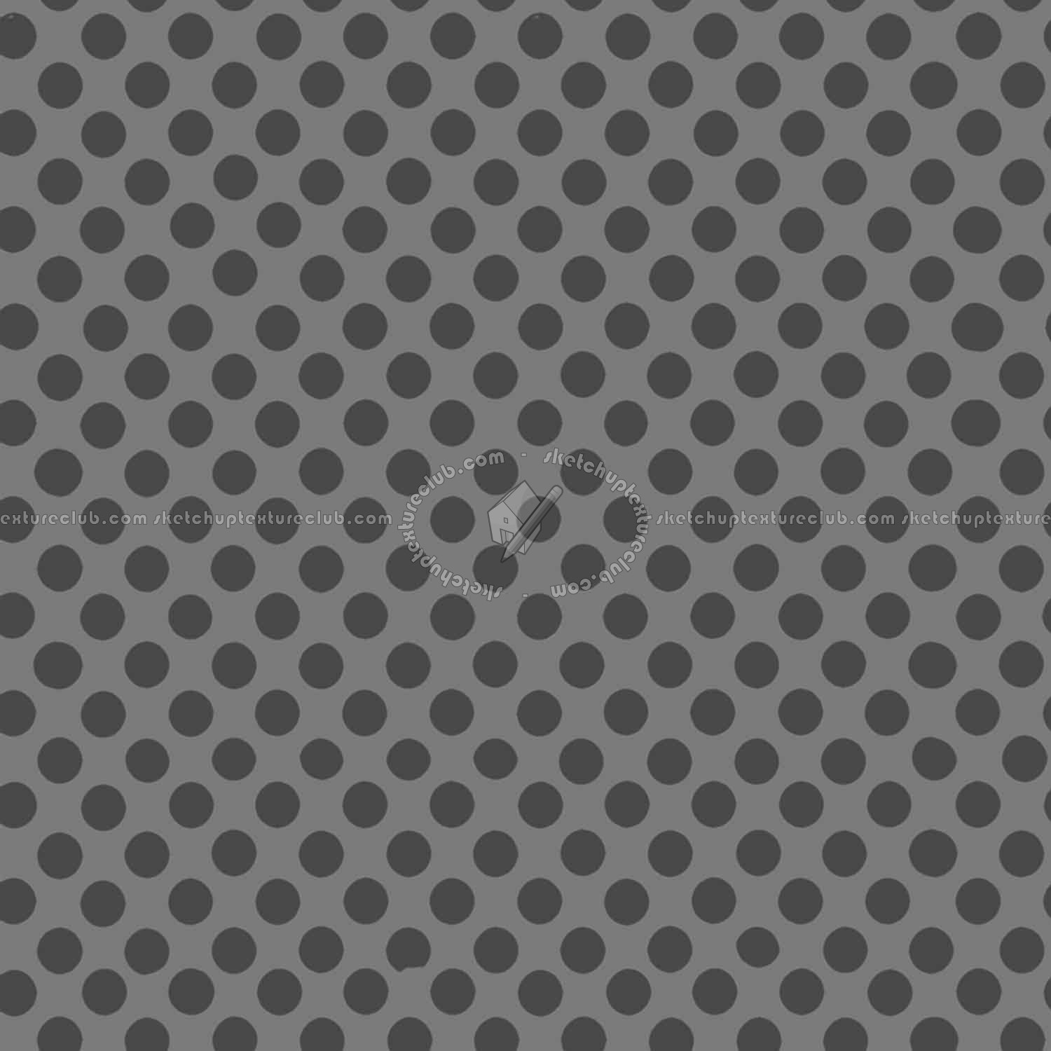 Textures   -   MATERIALS   -   METALS   -   Perforated  - Red perforated metal texture seamless 10503 - Displacement