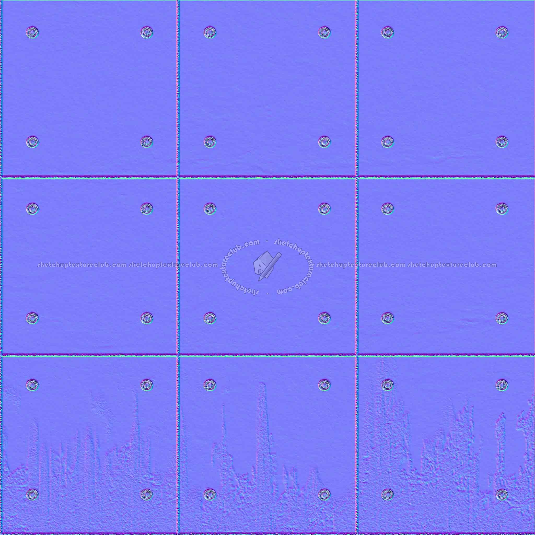 Textures   -   ARCHITECTURE   -   CONCRETE   -   Plates   -   Tadao Ando  - Tadao ando concrete plates seamless 01845 - Normal