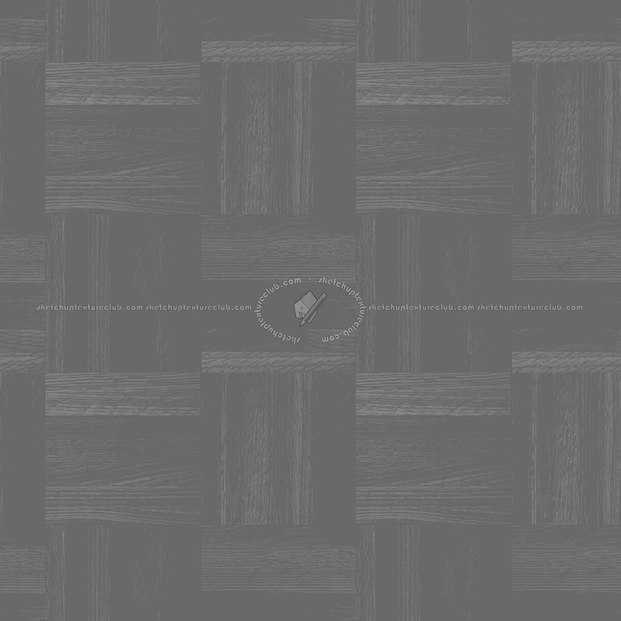 Textures   -   ARCHITECTURE   -   WOOD FLOORS   -   Parquet square  - Wood flooring square texture seamless 05417 - Specular