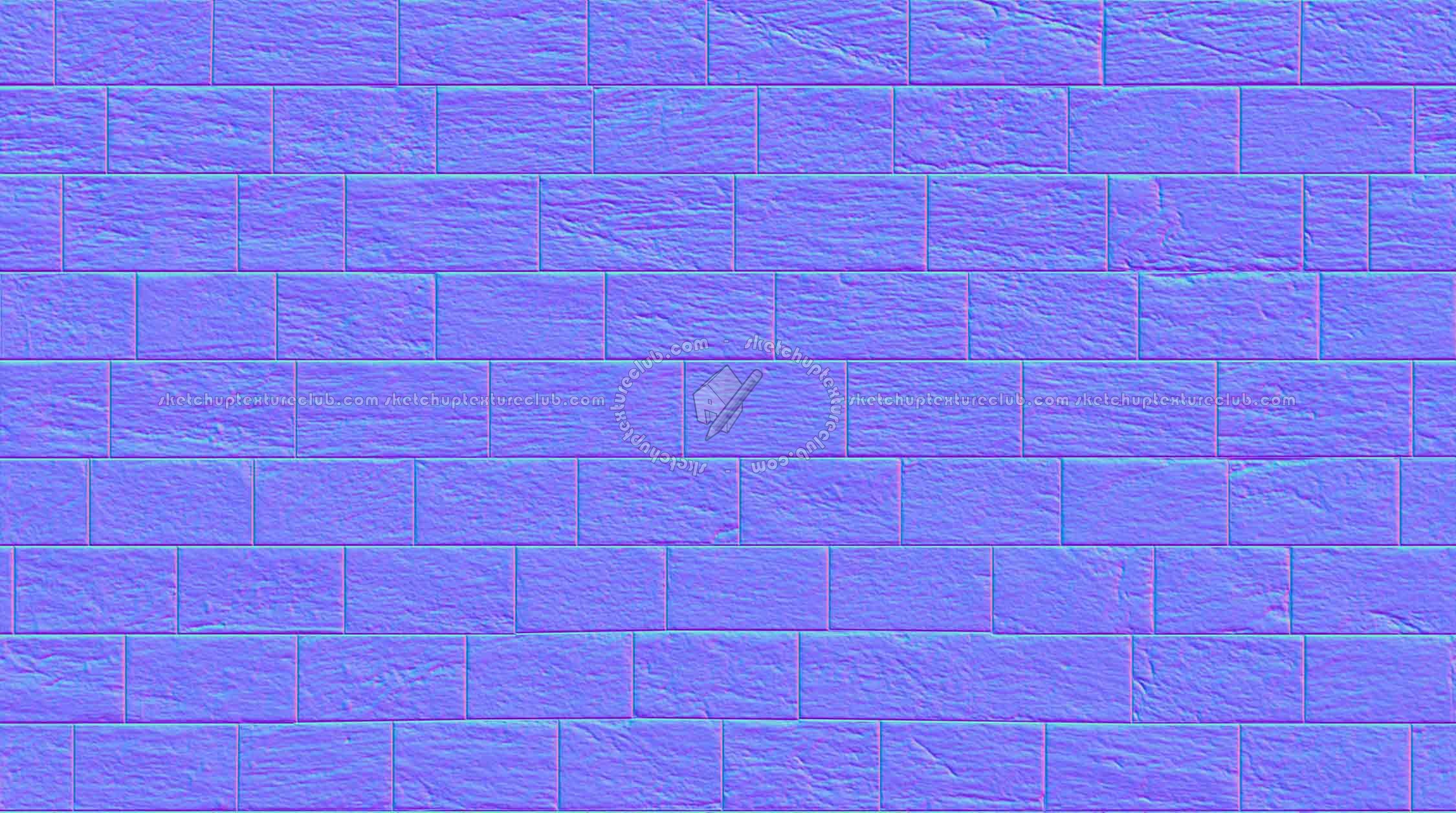 Textures   -   ARCHITECTURE   -   STONES WALLS   -   Claddings stone   -   Exterior  - Slate wall cladding stone texture seamless 19360 - Normal