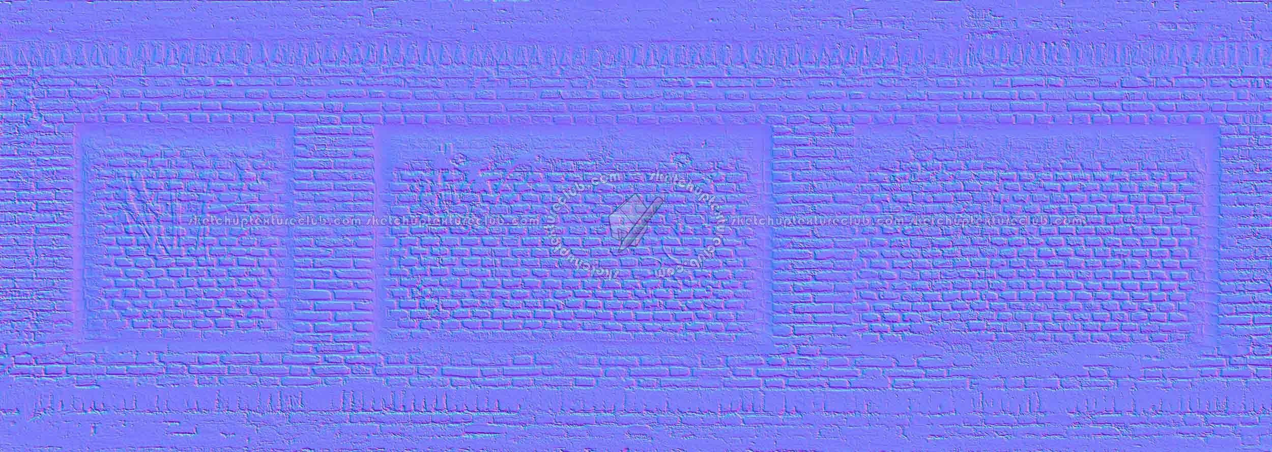 Textures   -   ARCHITECTURE   -   BRICKS   -   Dirty Bricks  - Old dirty wall brick texture 17383 - Normal