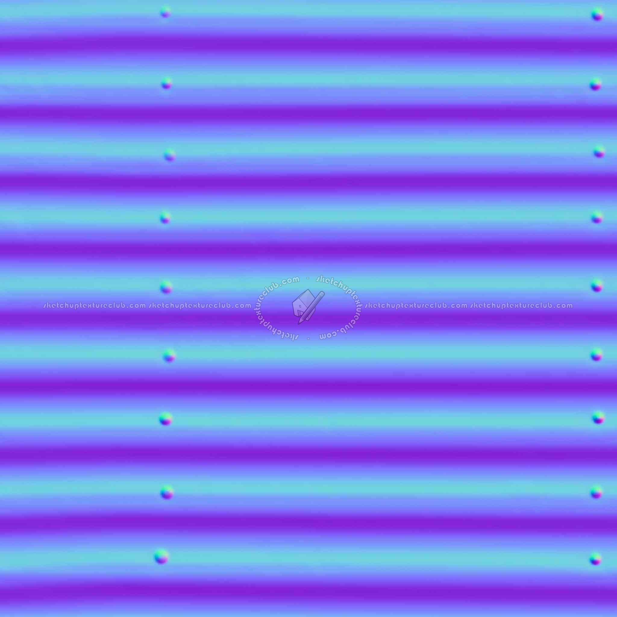 Textures   -   MATERIALS   -   METALS   -   Corrugated  - Painted corrugated steel texture seamless 09949 - Normal