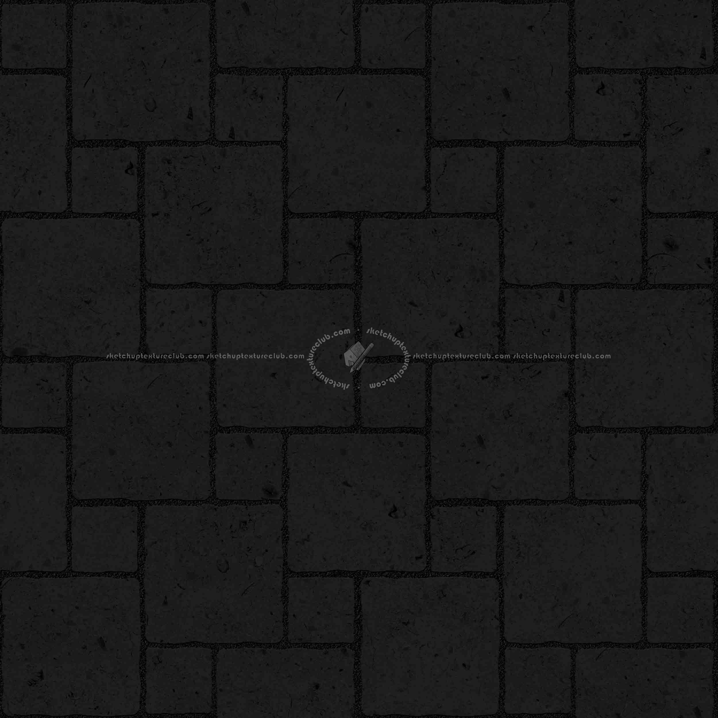 Textures   -   ARCHITECTURE   -   PAVING OUTDOOR   -   Pavers stone   -   Blocks mixed  - Pavers stone mixed size texture seamless 06119 - Specular