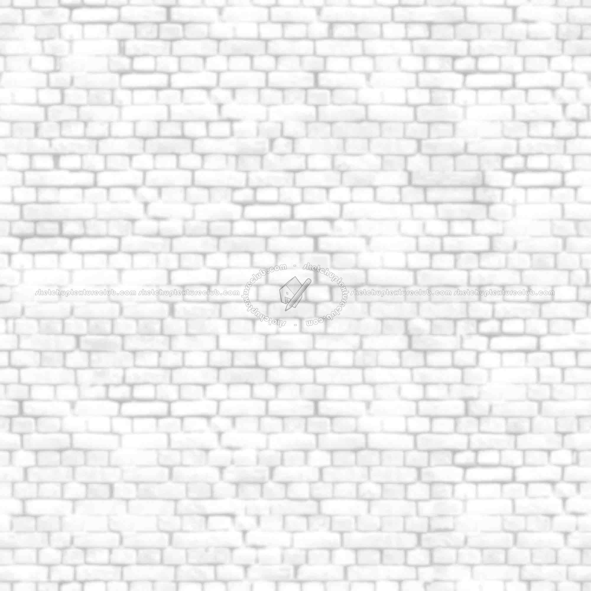 Textures   -   ARCHITECTURE   -   BRICKS   -   Facing Bricks   -   Rustic  - Rustic bricks texture seamless 00205 - Ambient occlusion