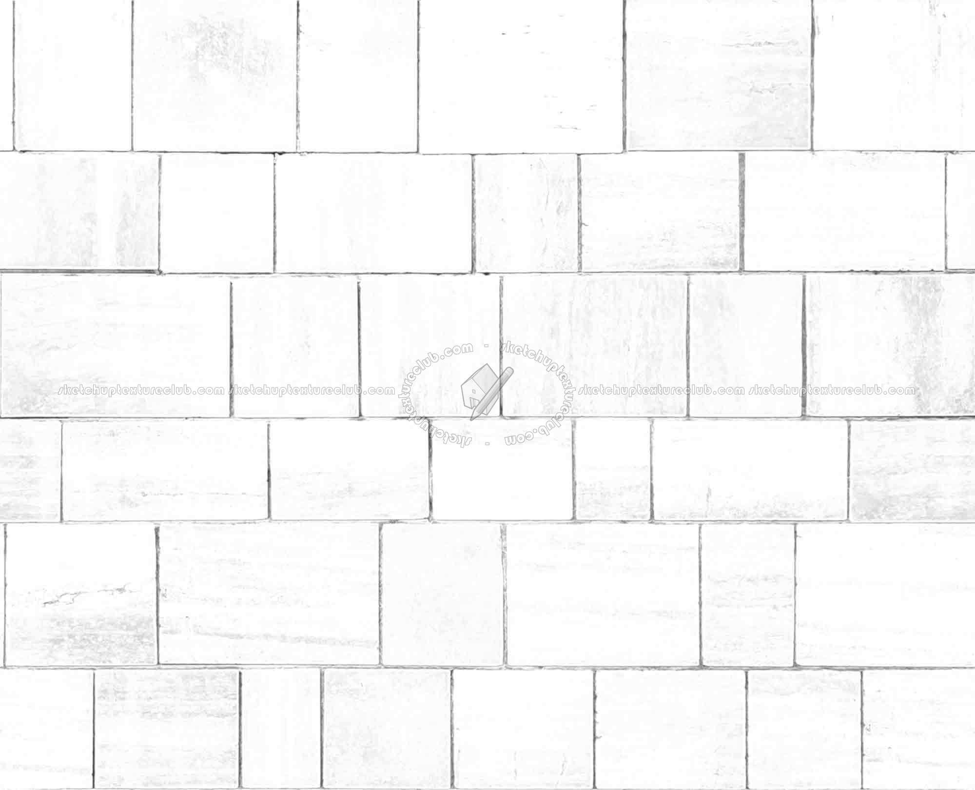 Textures   -   ARCHITECTURE   -   STONES WALLS   -   Claddings stone   -   Exterior  - Travertine wall cladding texture seamless 20106 - Ambient occlusion