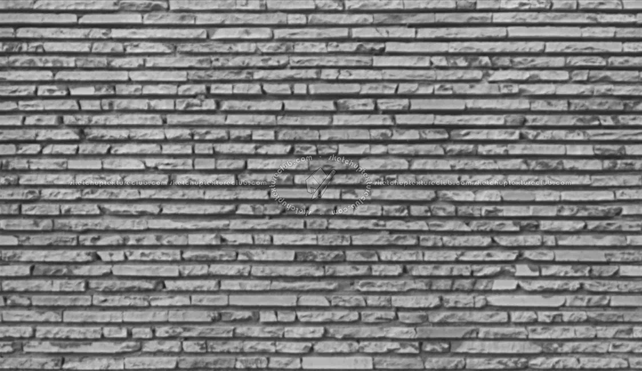 Textures   -   ARCHITECTURE   -   STONES WALLS   -   Claddings stone   -   Exterior  - Building wall cladding stone texture seamless 20196 - Displacement