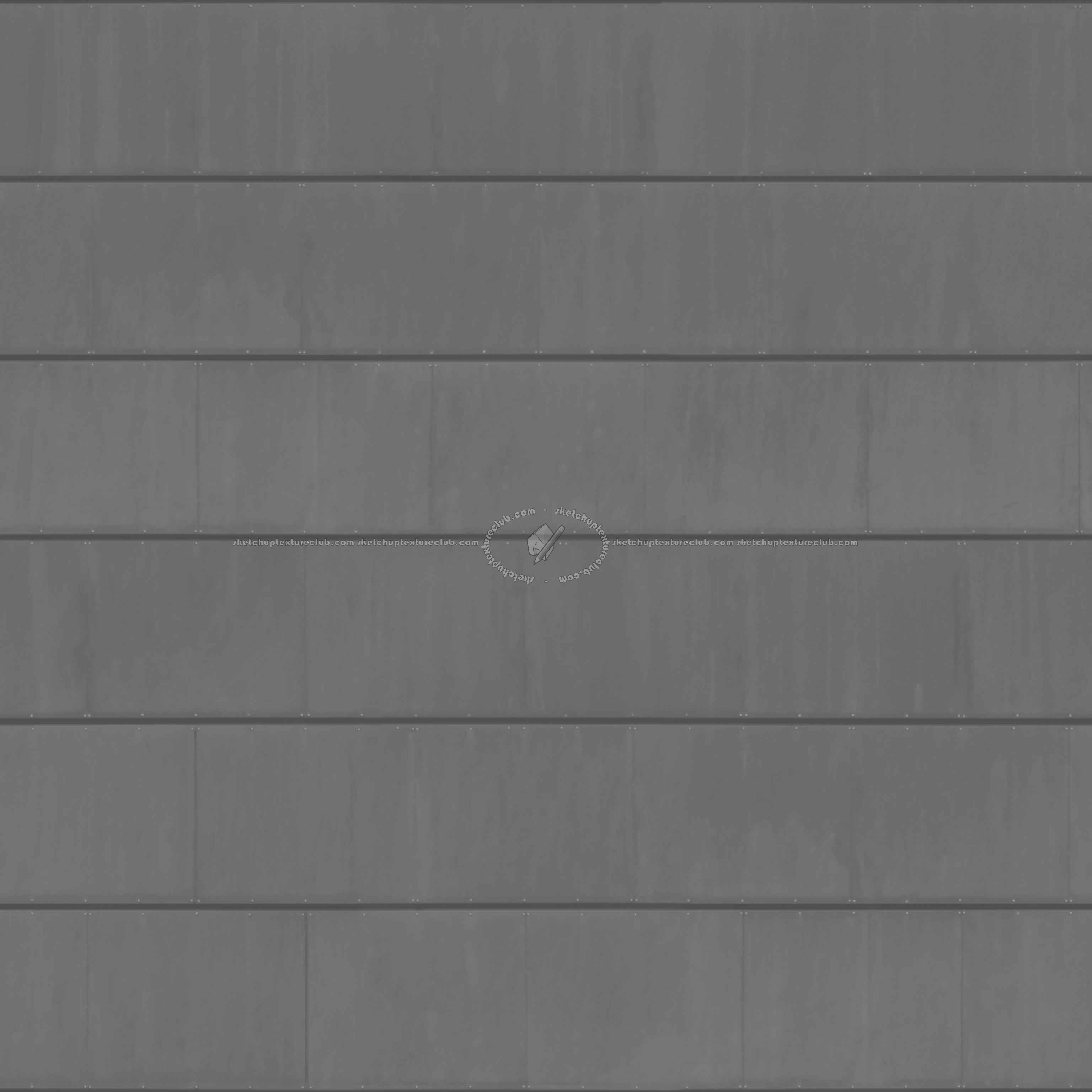 Textures   -   MATERIALS   -   METALS   -   Facades claddings  - Corten wall cladding Pbr texture seamless 22184 - Displacement