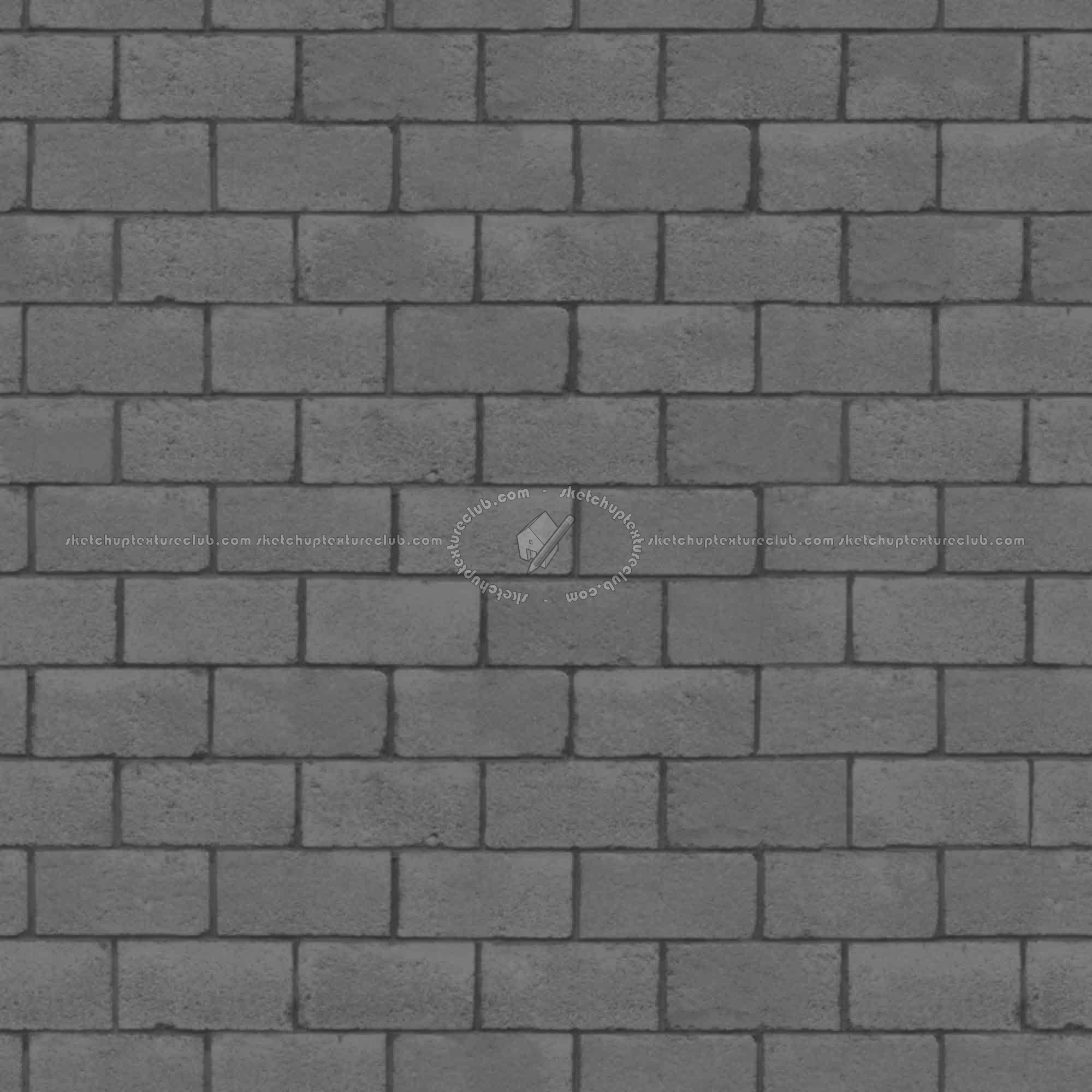 Textures   -   ARCHITECTURE   -   CONCRETE   -   Plates   -   Clean  - Concrete clean plates wall texture seamless 01655 - Displacement