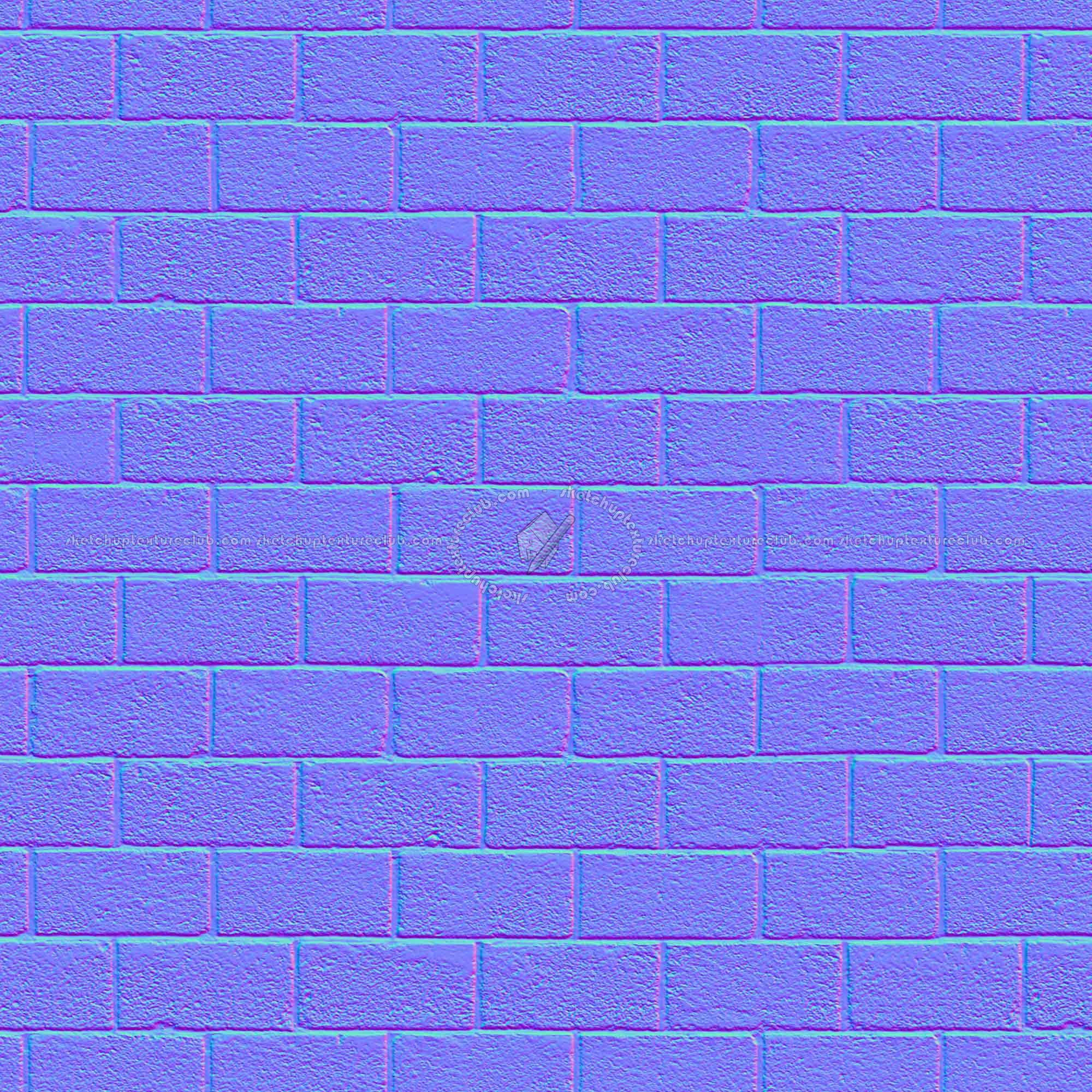 Textures   -   ARCHITECTURE   -   CONCRETE   -   Plates   -   Clean  - Concrete clean plates wall texture seamless 01655 - Normal