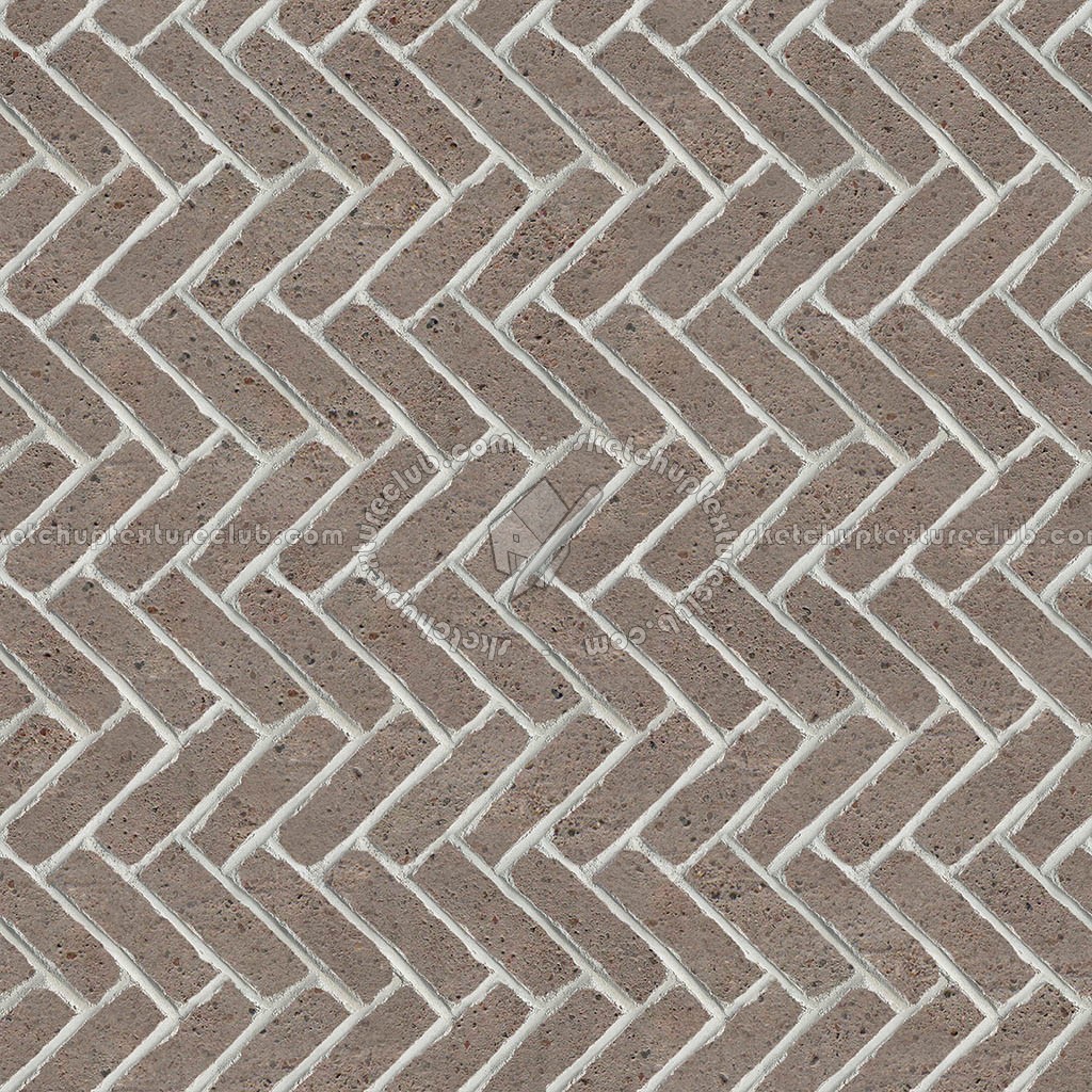 Textures   -   ARCHITECTURE   -   PAVING OUTDOOR   -   Concrete   -   Herringbone  - Concrete paving herringbone outdoor texture seamless 05822 (seamless)