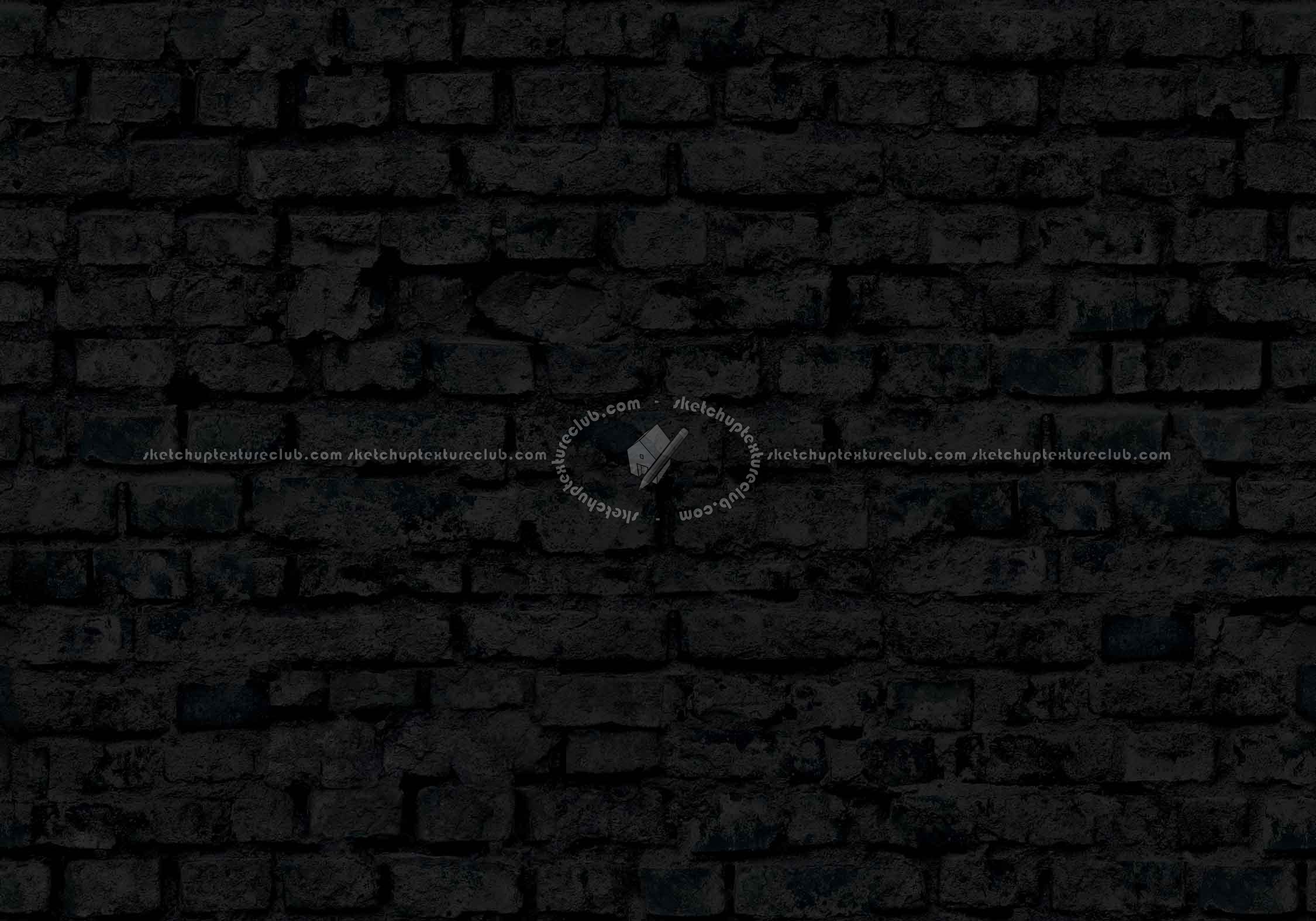 Textures   -   ARCHITECTURE   -   BRICKS   -   Damaged bricks  - Damaged bricks texture seamless 00134 - Specular