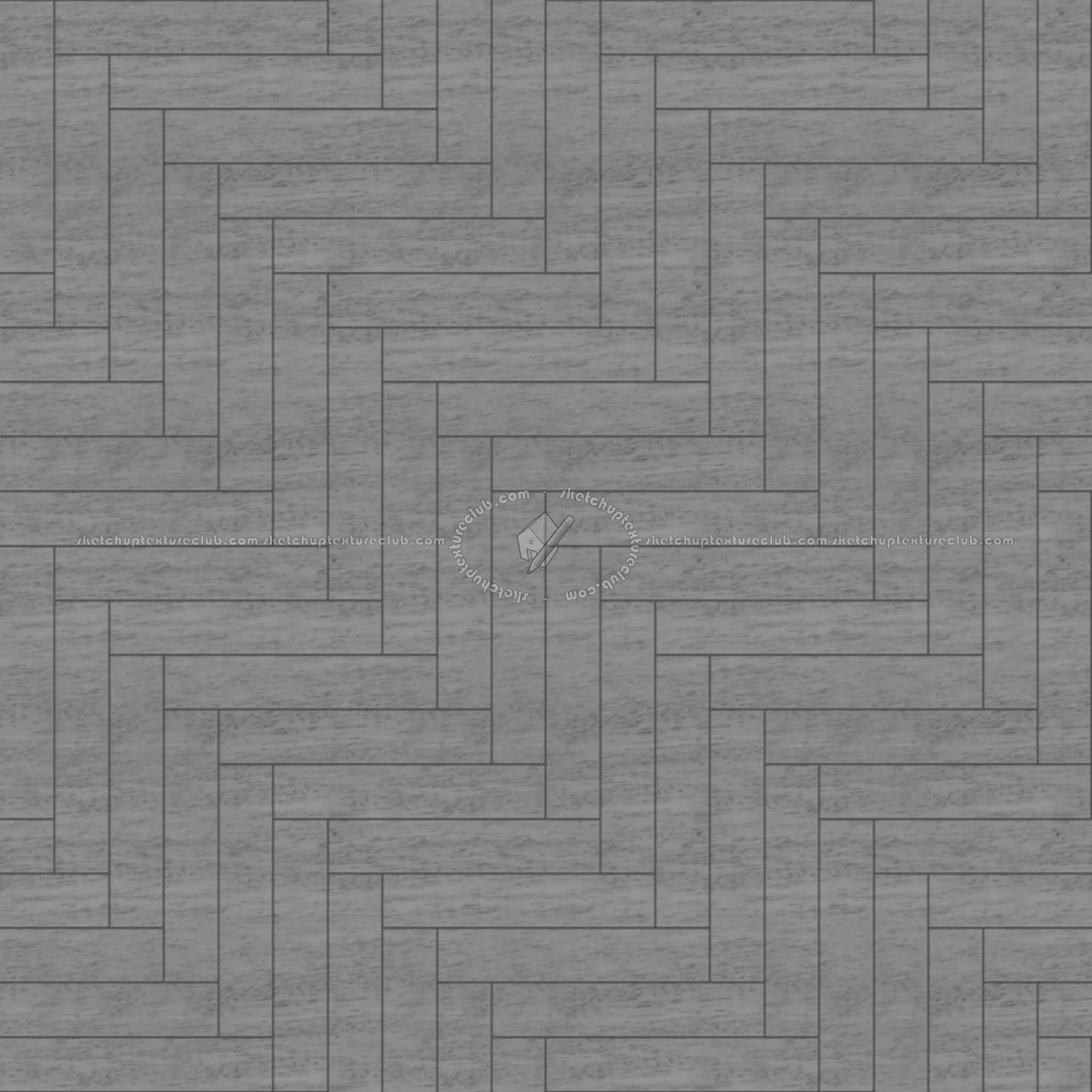 Textures   -   ARCHITECTURE   -   WOOD FLOORS   -   Herringbone  - Herringbone parquet texture seamless 04919 - Bump