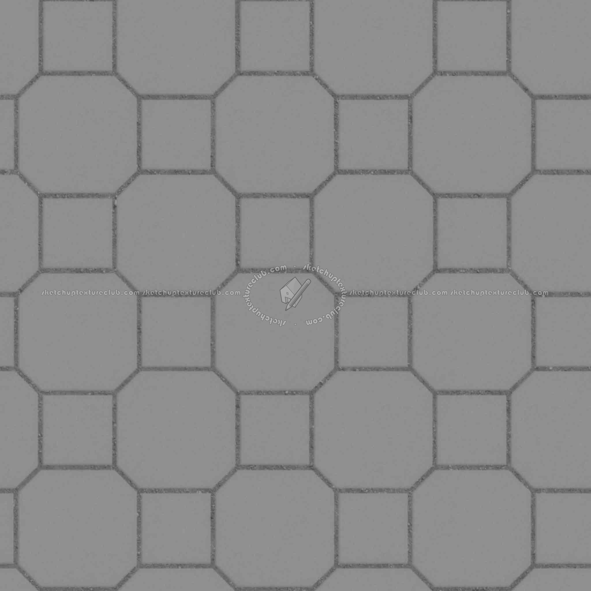 Textures   -   ARCHITECTURE   -   PAVING OUTDOOR   -   Concrete   -   Blocks mixed  - Paving concrete mixed size texture seamless 05594 - Displacement