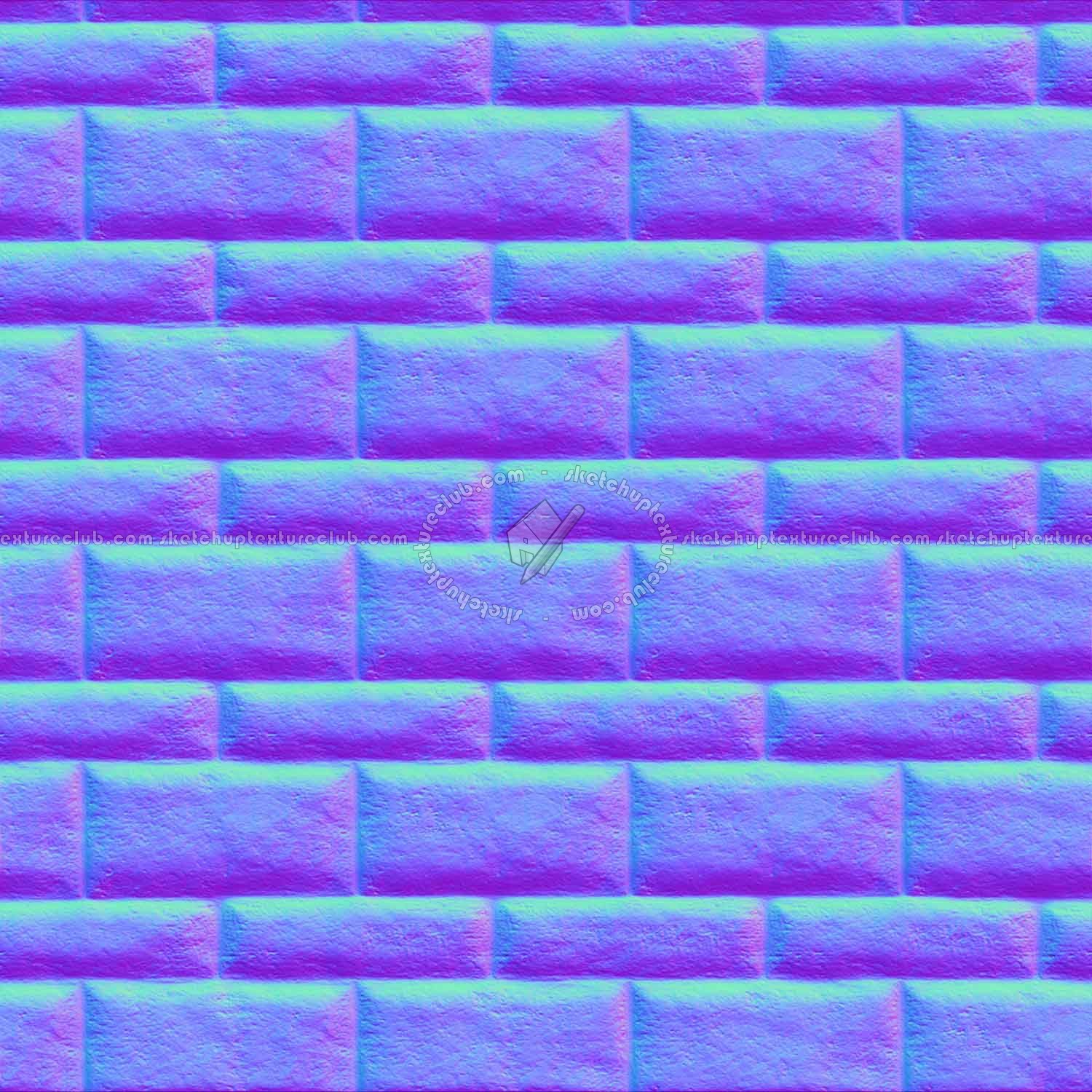 Textures   -   ARCHITECTURE   -   STONES WALLS   -   Stone blocks  - Rome wall stone with regular blocks texture seamless 08325 - Normal