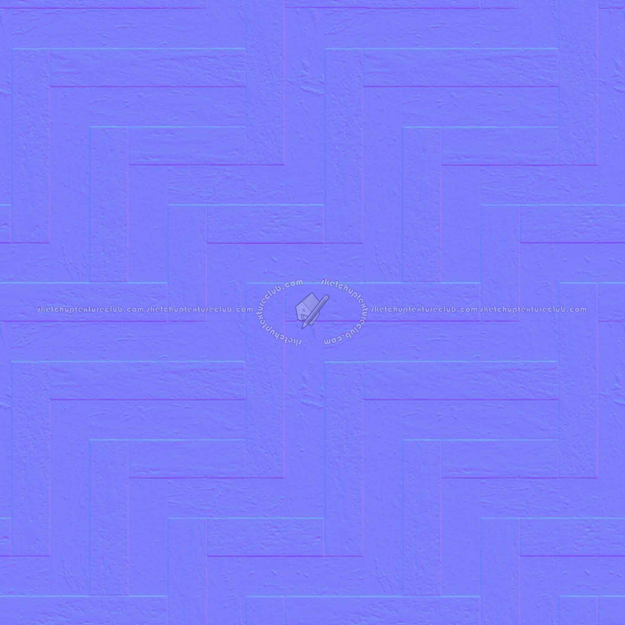 Textures   -   ARCHITECTURE   -   TILES INTERIOR   -   Marble tiles   -   Black  - Black and white marble tile texture seamless 14144 - Normal