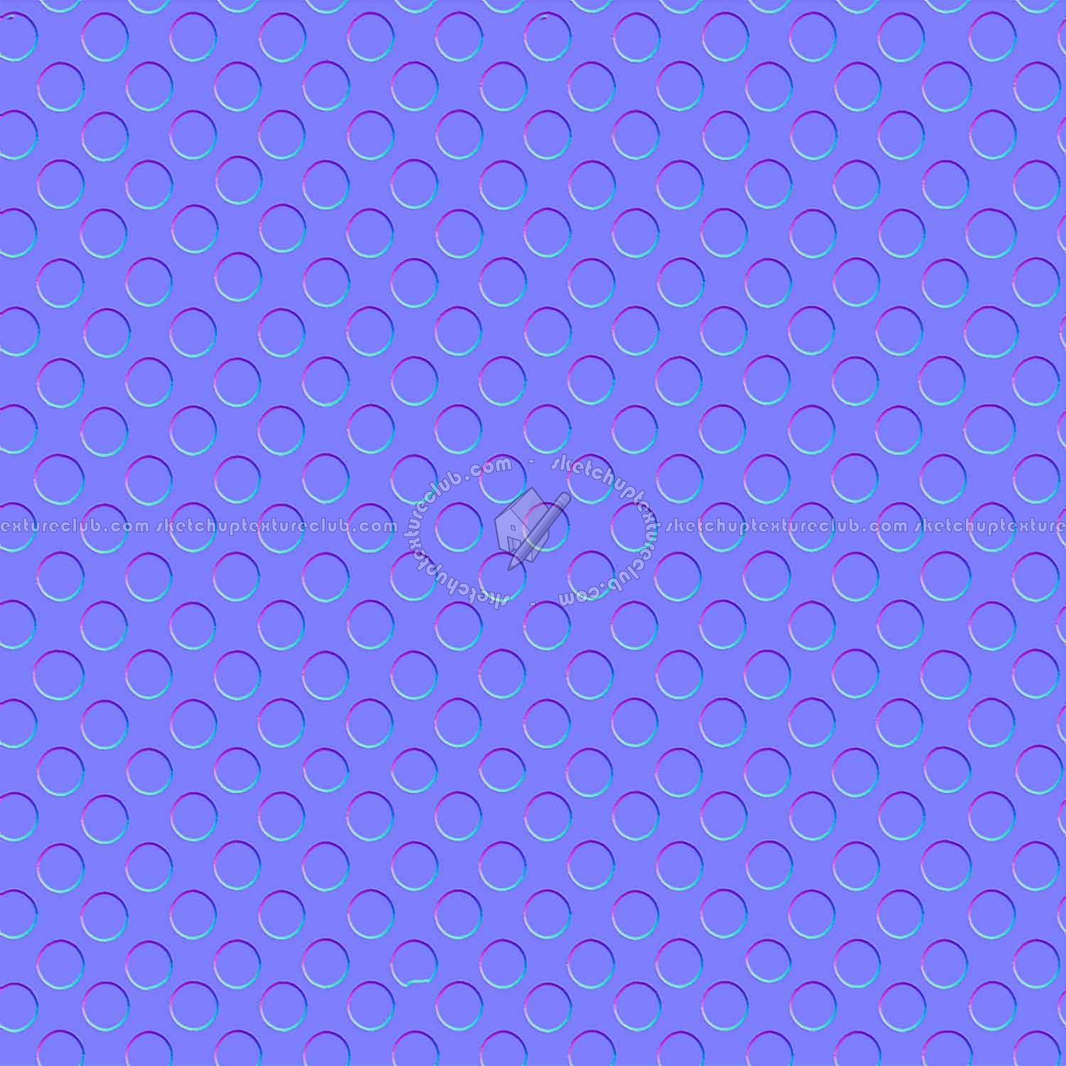 Textures   -   MATERIALS   -   METALS   -   Perforated  - Brown perforated metal texture seamless 10506 - Normal