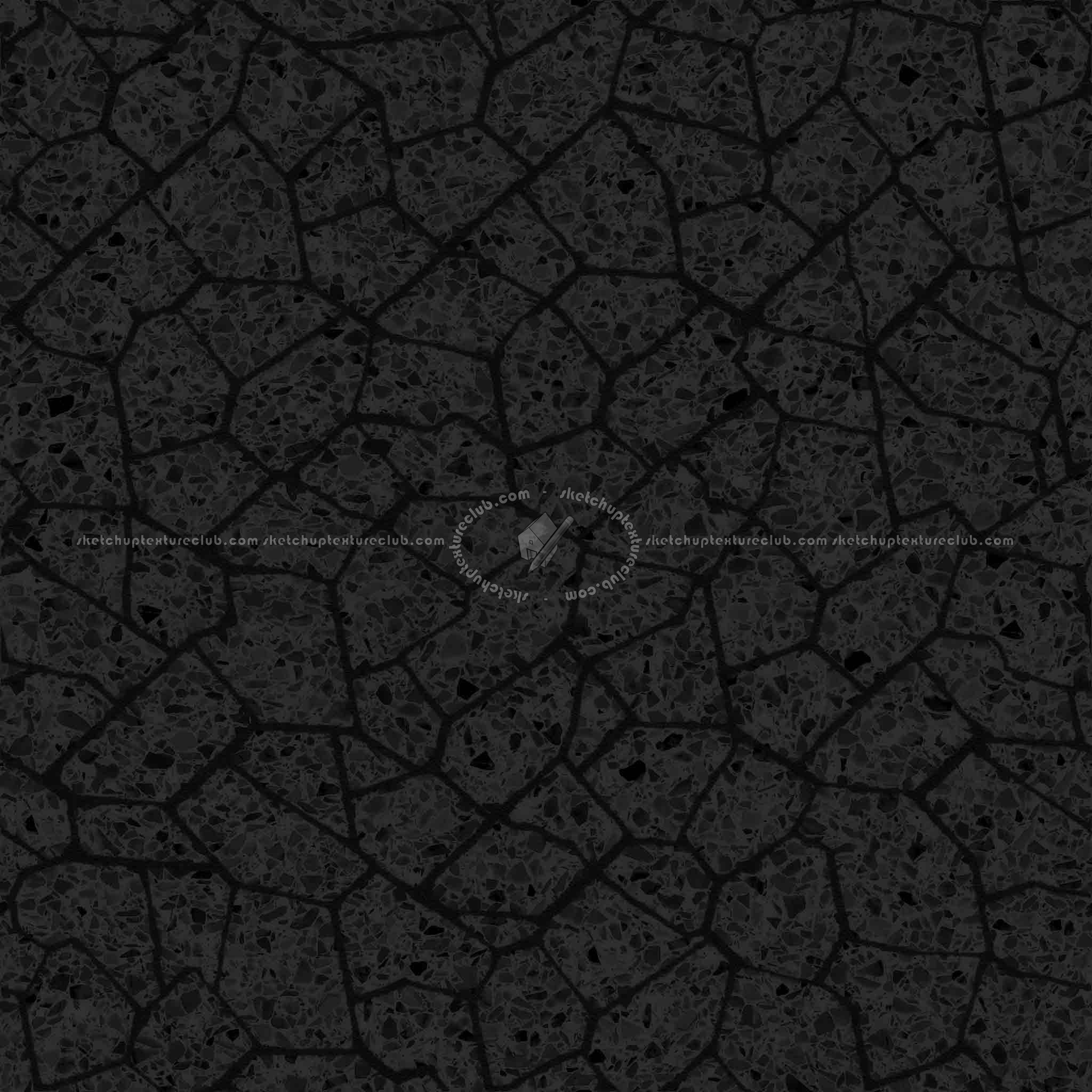 Textures   -   ARCHITECTURE   -   TILES INTERIOR   -   Terrazzo  - Cement terrazzo floor PBR texture seamless 21873 - Specular