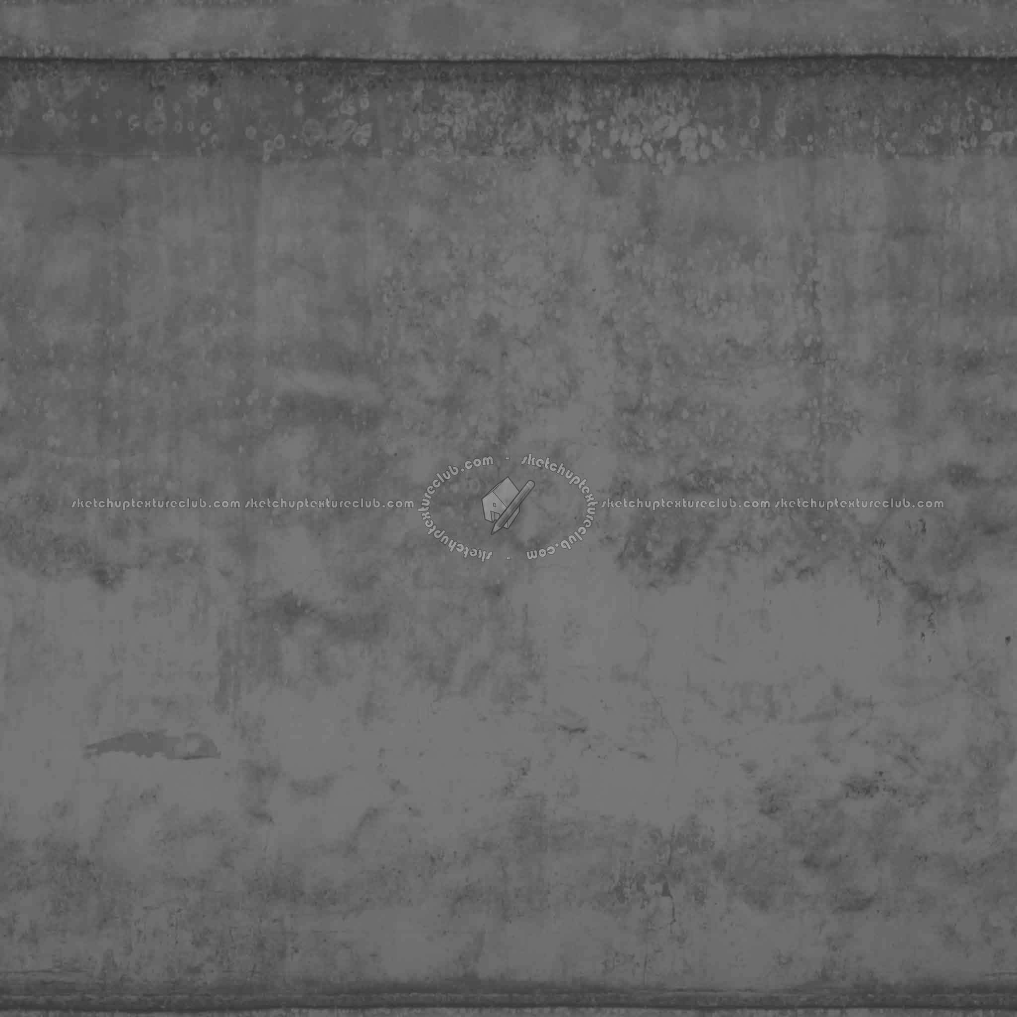 Textures   -   ARCHITECTURE   -   CONCRETE   -   Plates   -   Dirty  - Concrete dirt plates wall texture seamless 01745 - Displacement