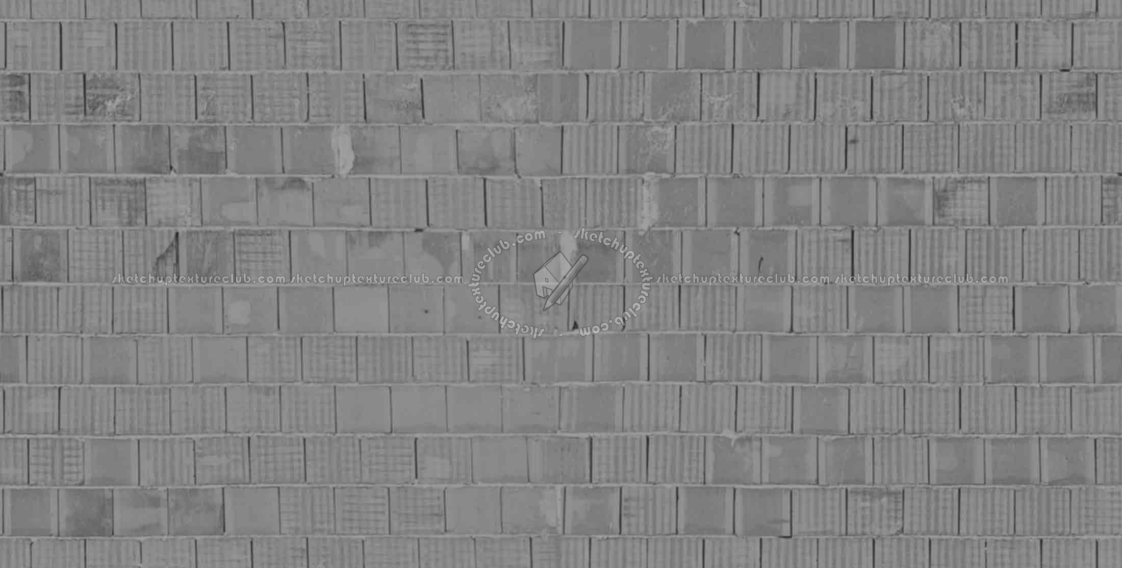 Textures   -   ARCHITECTURE   -   BRICKS   -   Dirty Bricks  - Dirty bricks texture seamless 18041 - Displacement