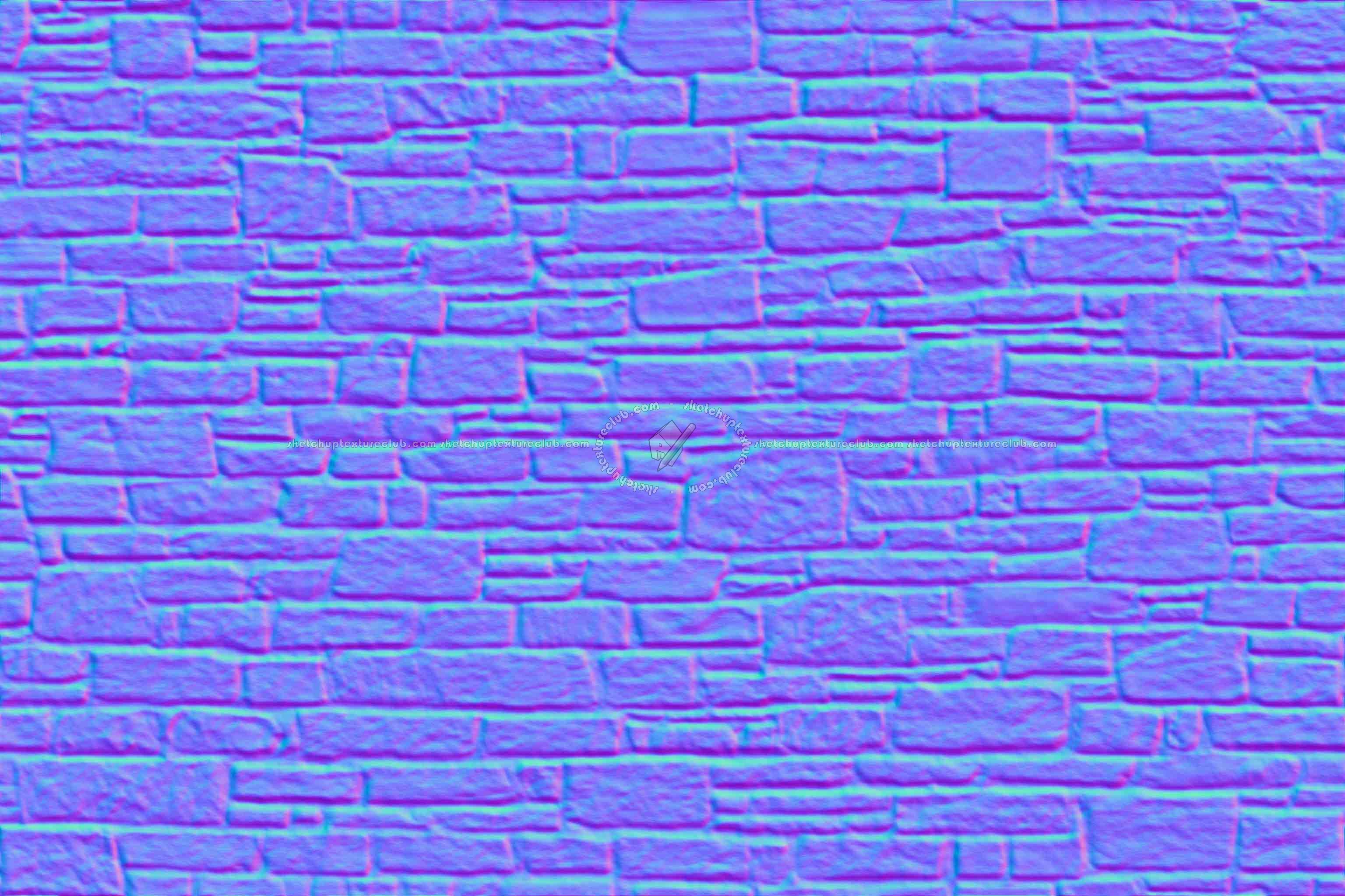 Textures   -   ARCHITECTURE   -   STONES WALLS   -   Claddings stone   -   Exterior  - stone wall cladding pbr texture seamless 22405 - Normal