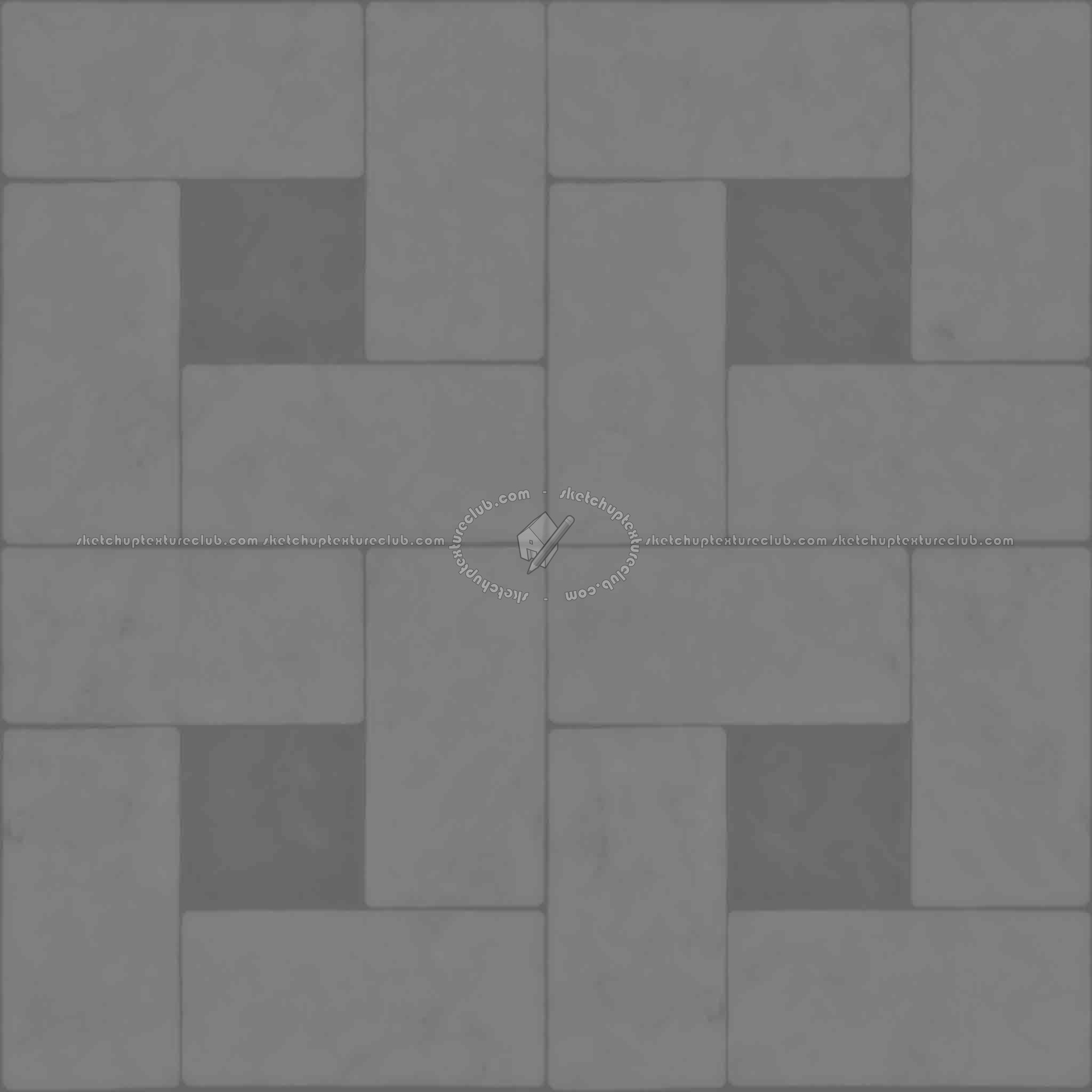 Textures   -   ARCHITECTURE   -   TILES INTERIOR   -   Marble tiles   -   Black  - Black and white marble tile texture seamless 14145 - Displacement