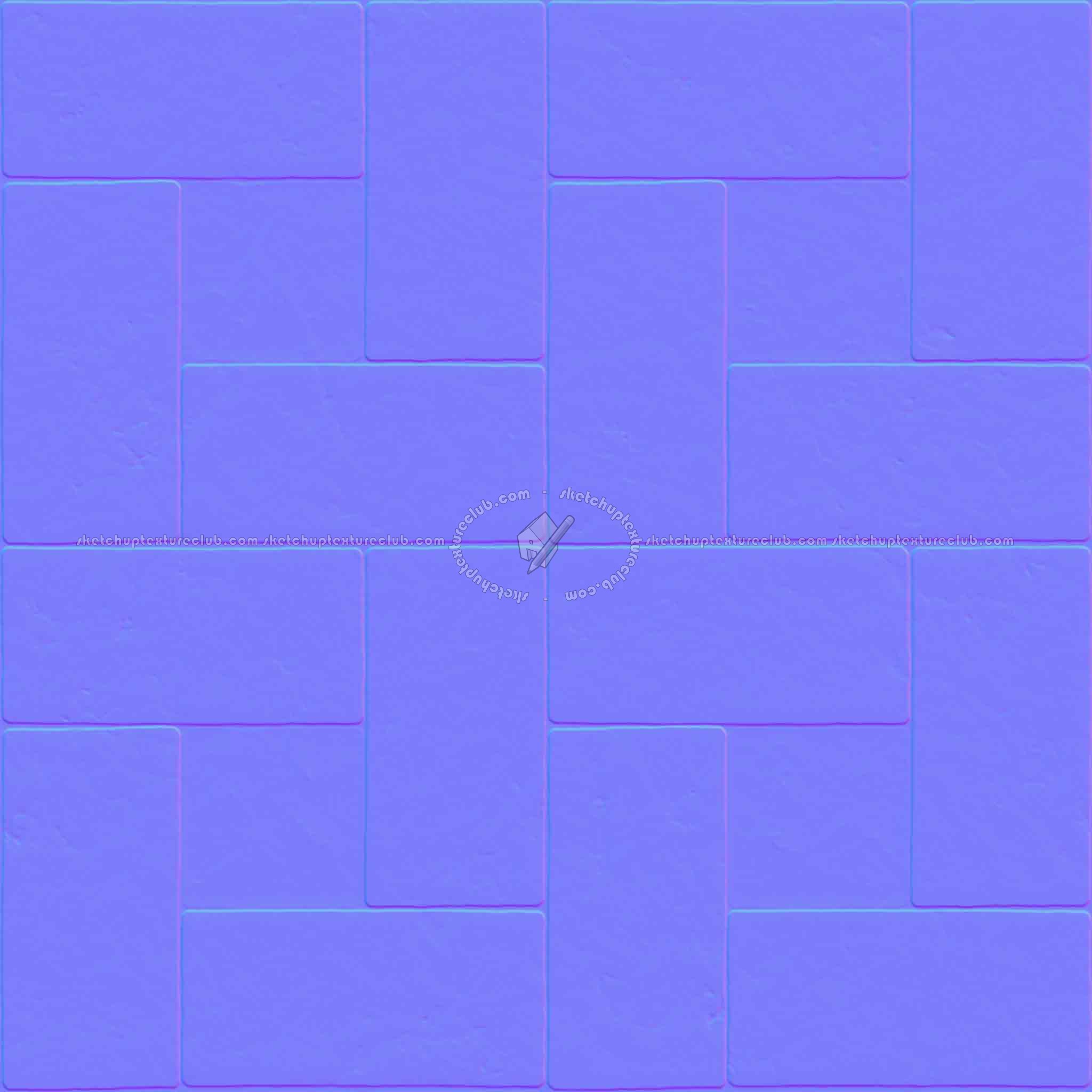 Textures   -   ARCHITECTURE   -   TILES INTERIOR   -   Marble tiles   -   Black  - Black and white marble tile texture seamless 14145 - Normal