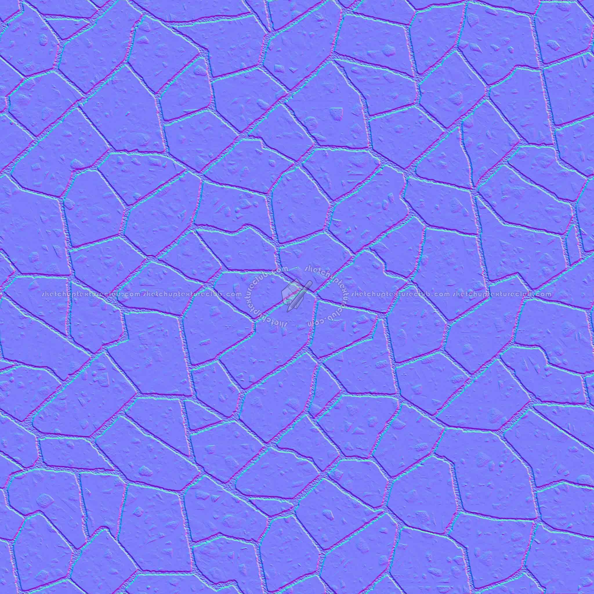 Textures   -   ARCHITECTURE   -   TILES INTERIOR   -   Terrazzo  - Cement terrazzo floor PBR texture seamless 21874 - Normal