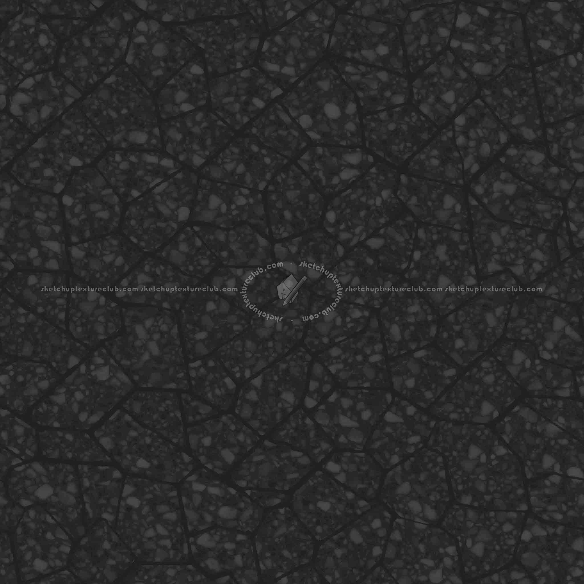 Textures   -   ARCHITECTURE   -   TILES INTERIOR   -   Terrazzo  - Cement terrazzo floor PBR texture seamless 21874 - Specular