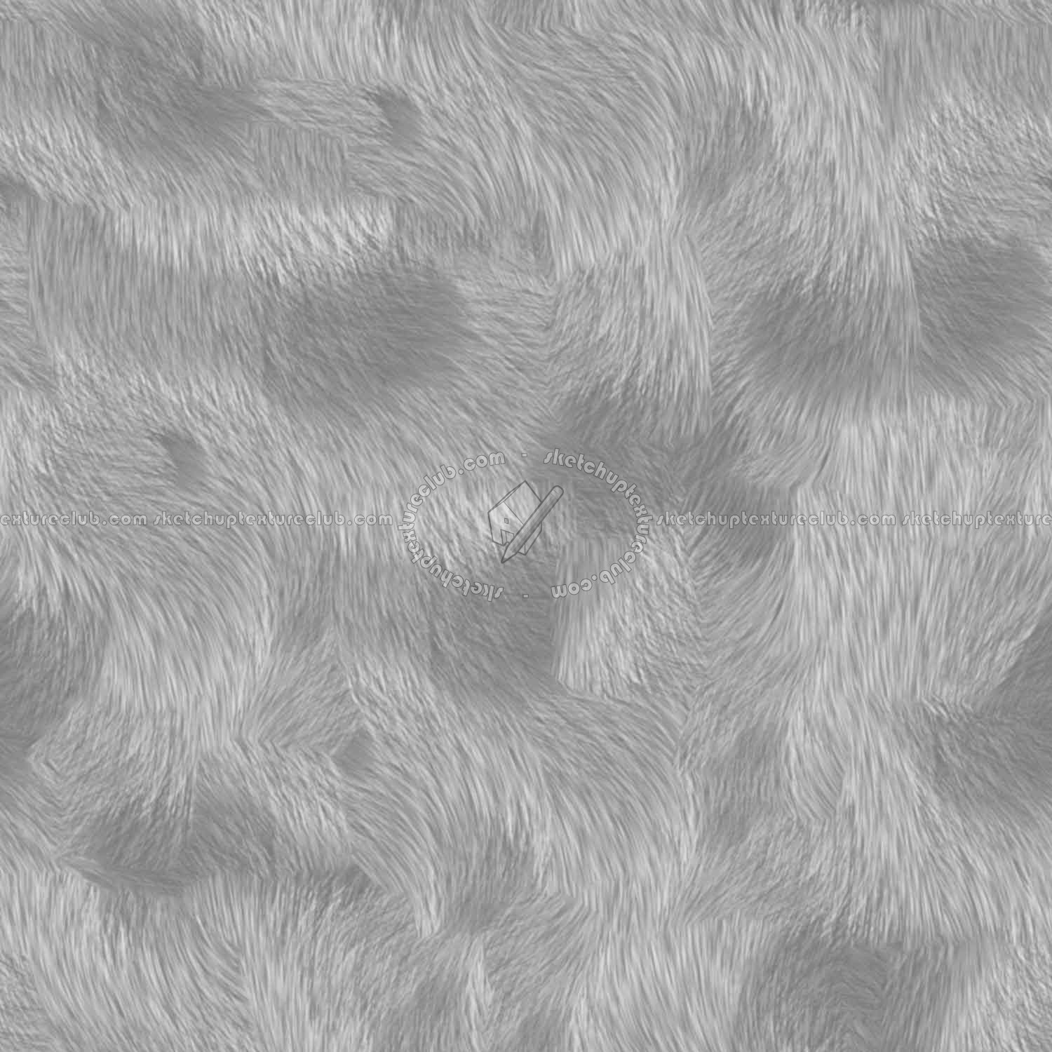 Textures   -   MATERIALS   -   FUR ANIMAL  - Faux fake fur animal texture seamless 09584 - Displacement