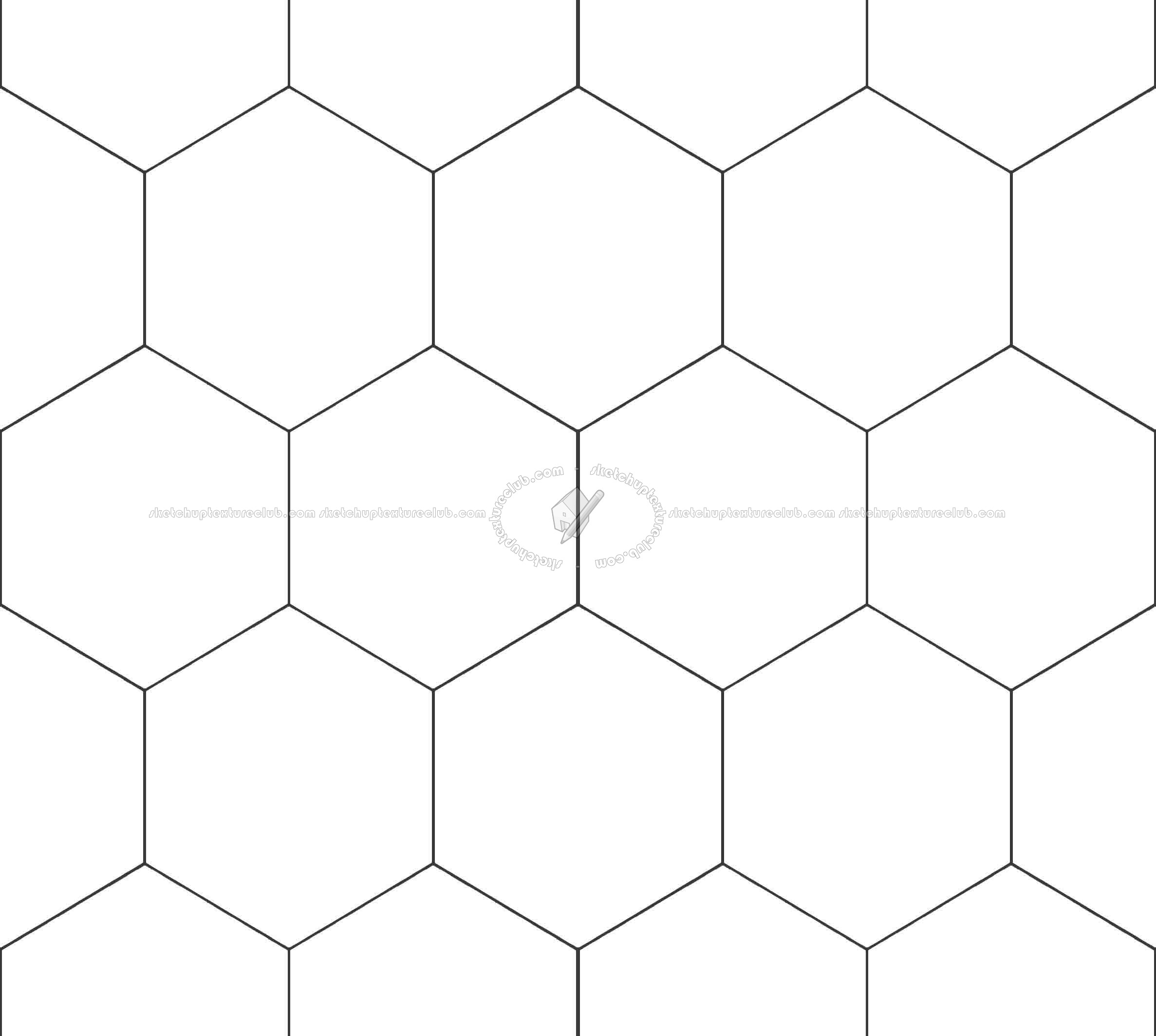 Textures   -   ARCHITECTURE   -   TILES INTERIOR   -   Hexagonal mixed  - Concrete hexagonal tile texture seamless 20293 - Bump