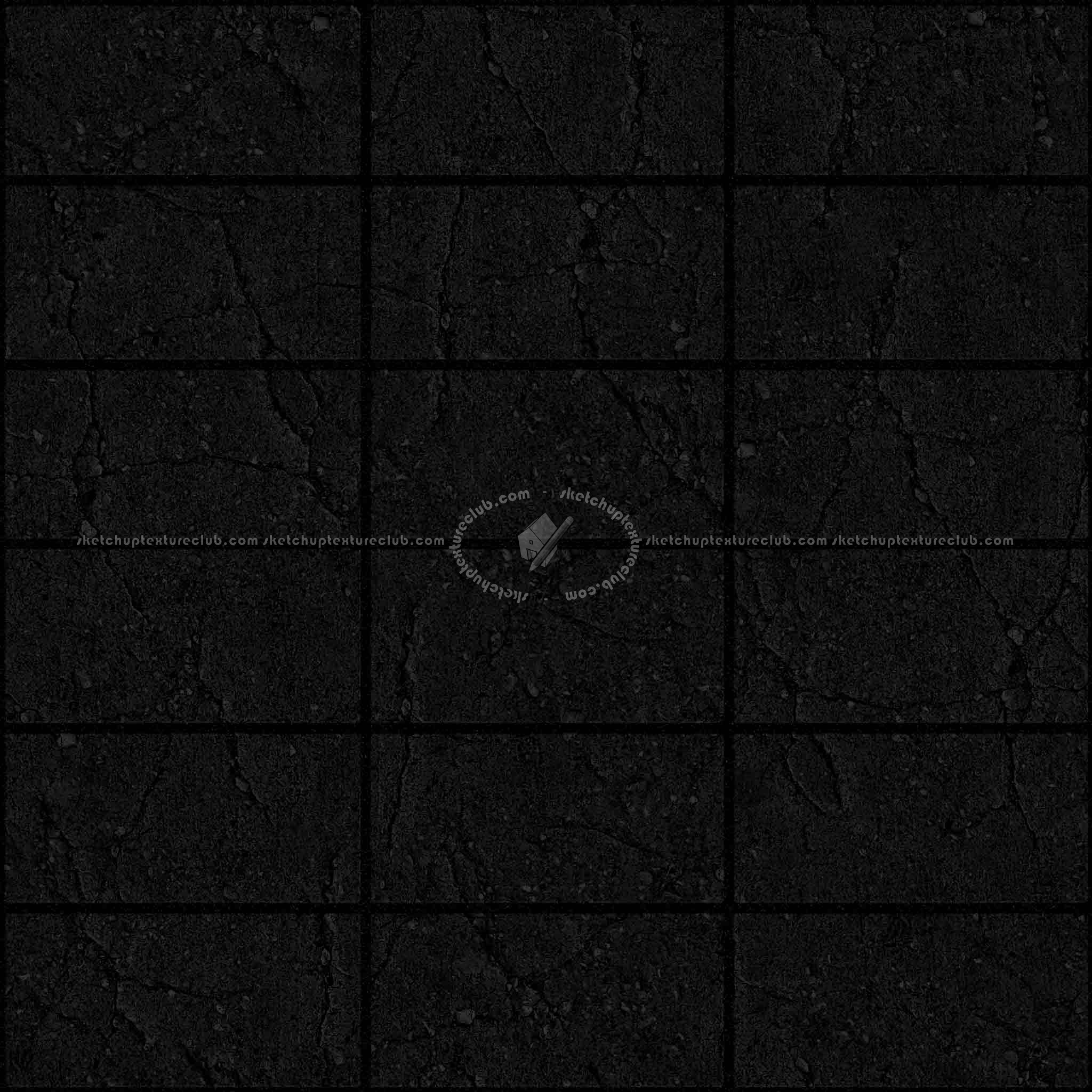 Textures   -   ARCHITECTURE   -   PAVING OUTDOOR   -   Concrete   -   Blocks damaged  - Concrete paving outdoor damaged texture seamless 05515 - Specular