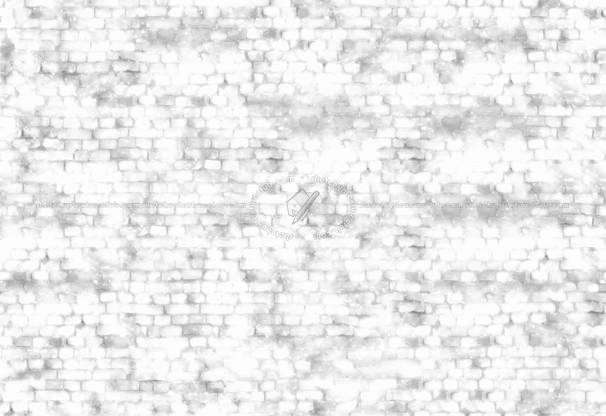 Textures   -   ARCHITECTURE   -   BRICKS   -   Damaged bricks  - Damaged bricks texture seamless 00137 - Ambient occlusion